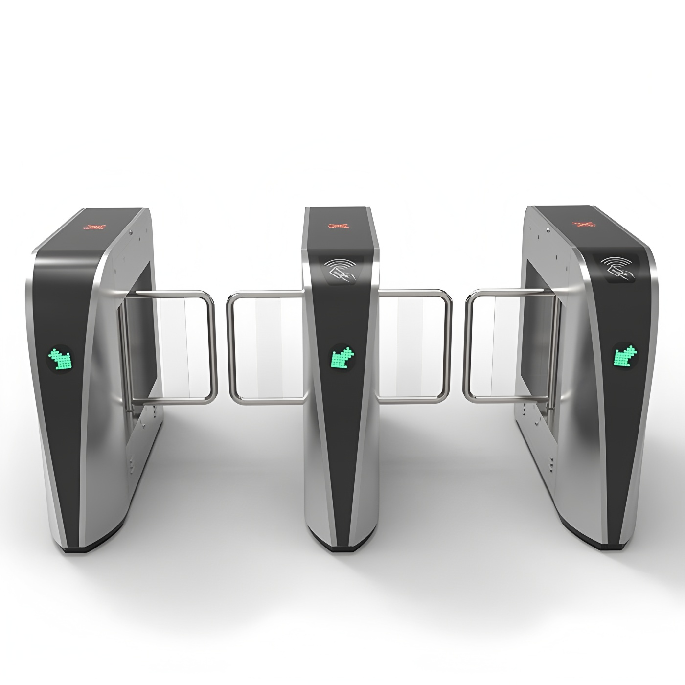 RS485 Remote Control Automatic Swing Barrier Turnstile DC24V 6.25A