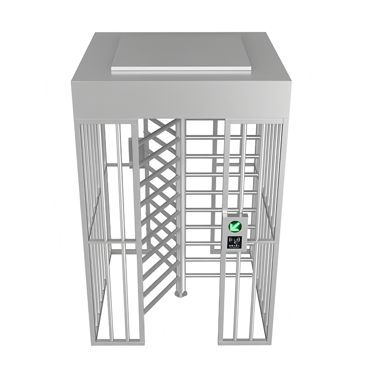RS485 Access Control Full Height Turnstile Gate With QR Code Reader