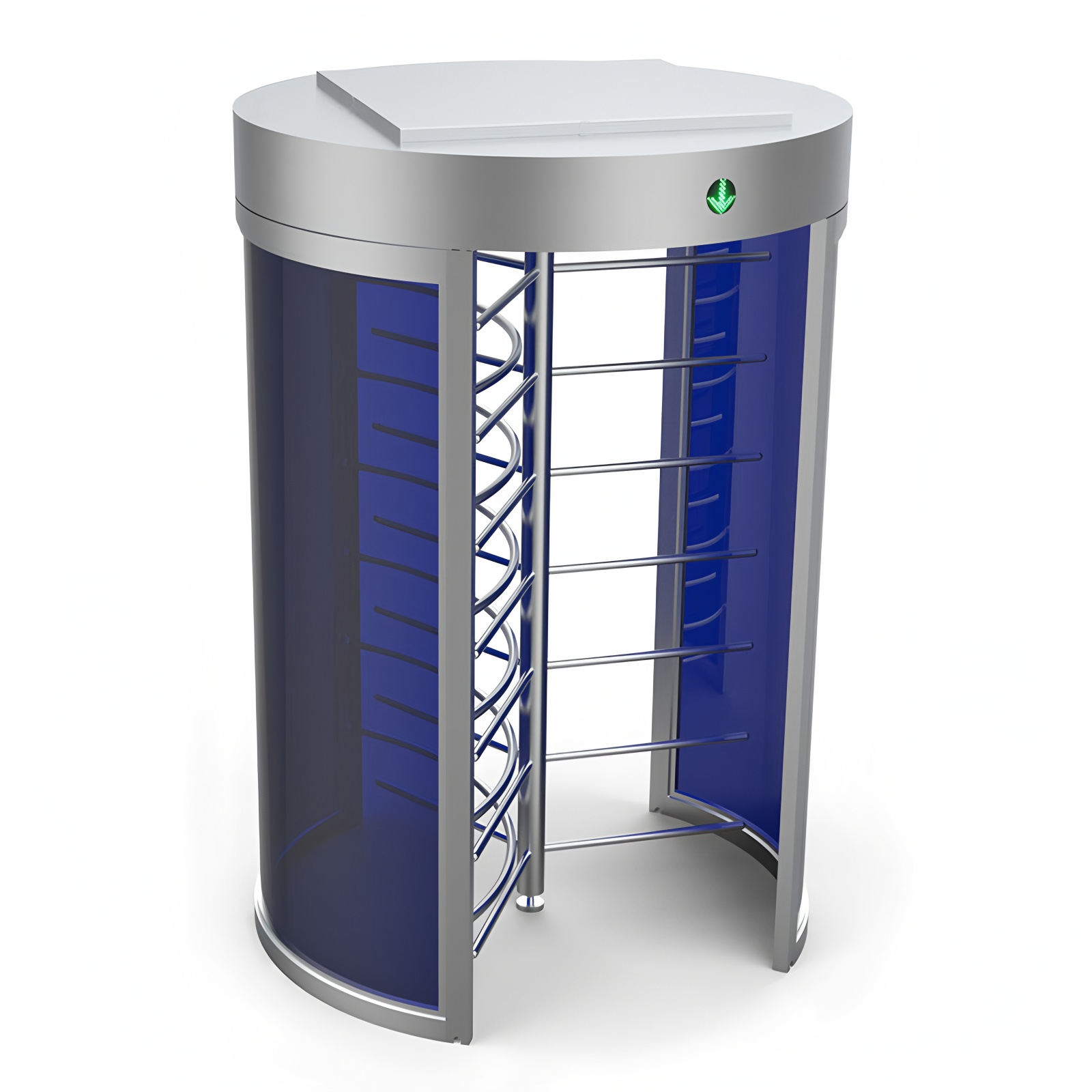 Rfid Card Reader Full Height Turnstile Double Lane For Security Airports