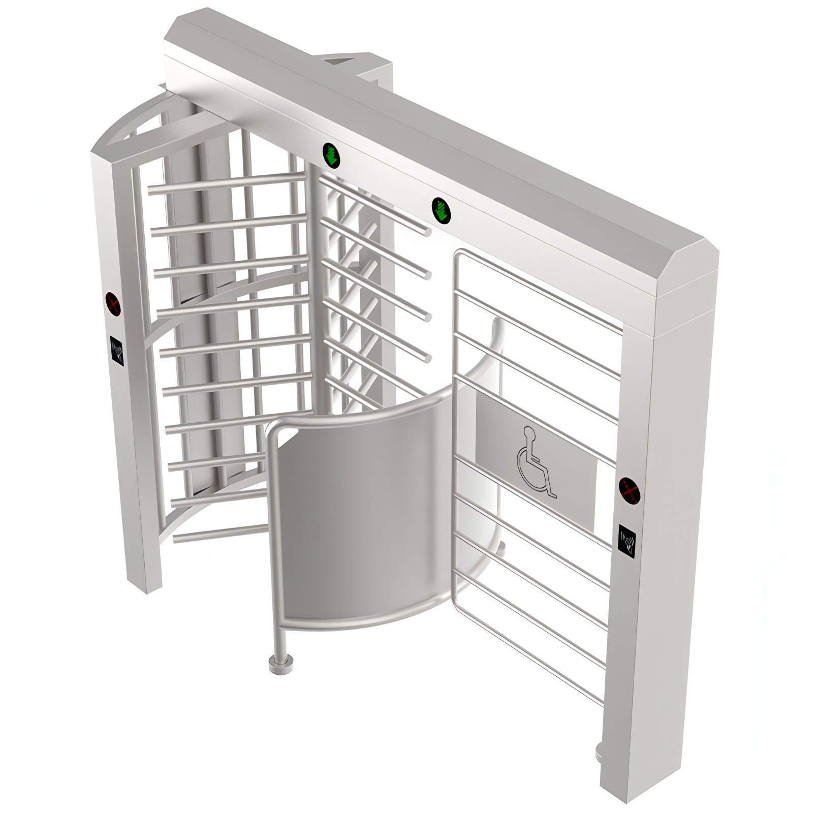 Outdoor Anti-Rust 304/316 Stainless Steel Tourniquet Access Control Full Height Handicap Turnstile Gate