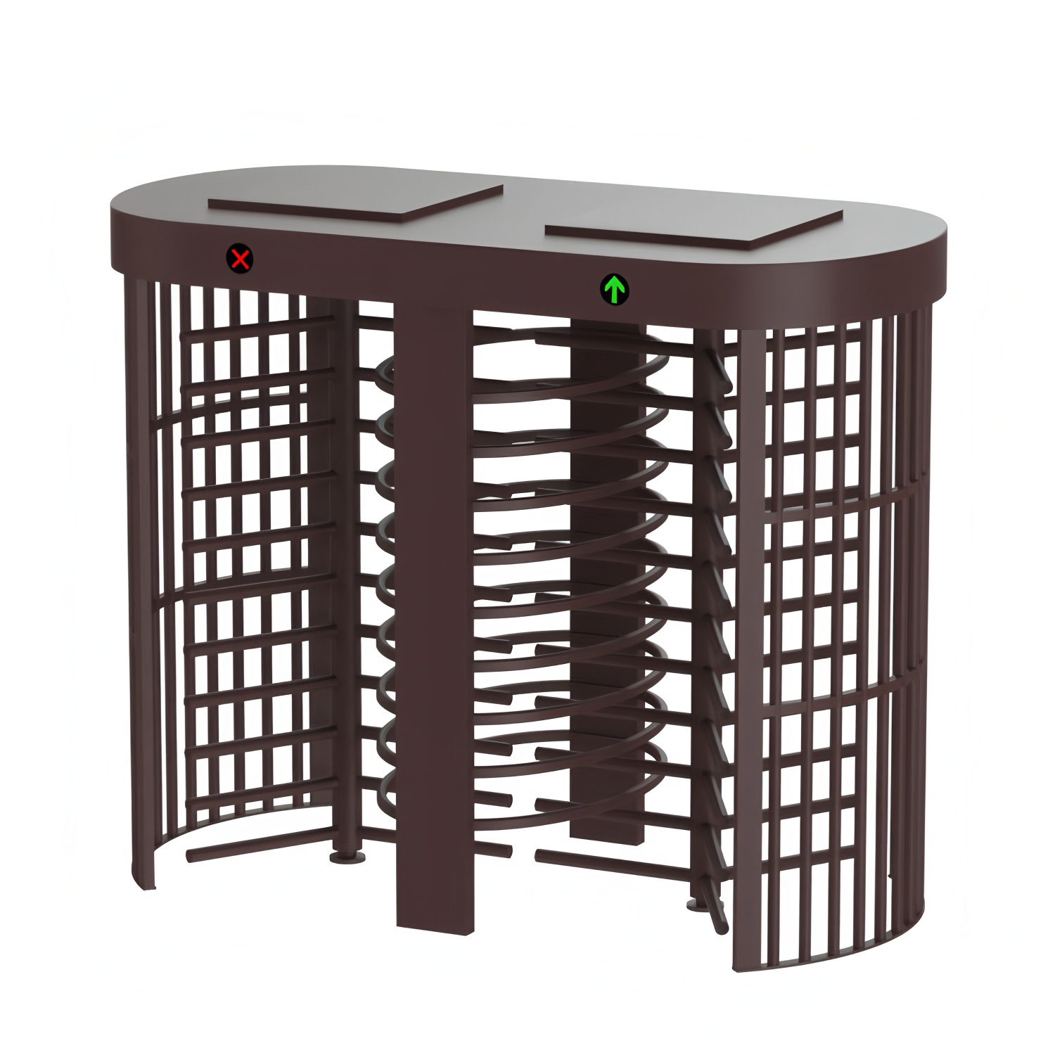 304SUS Access Intelligent Full Height Turnstile Gate Passage Width 650mm