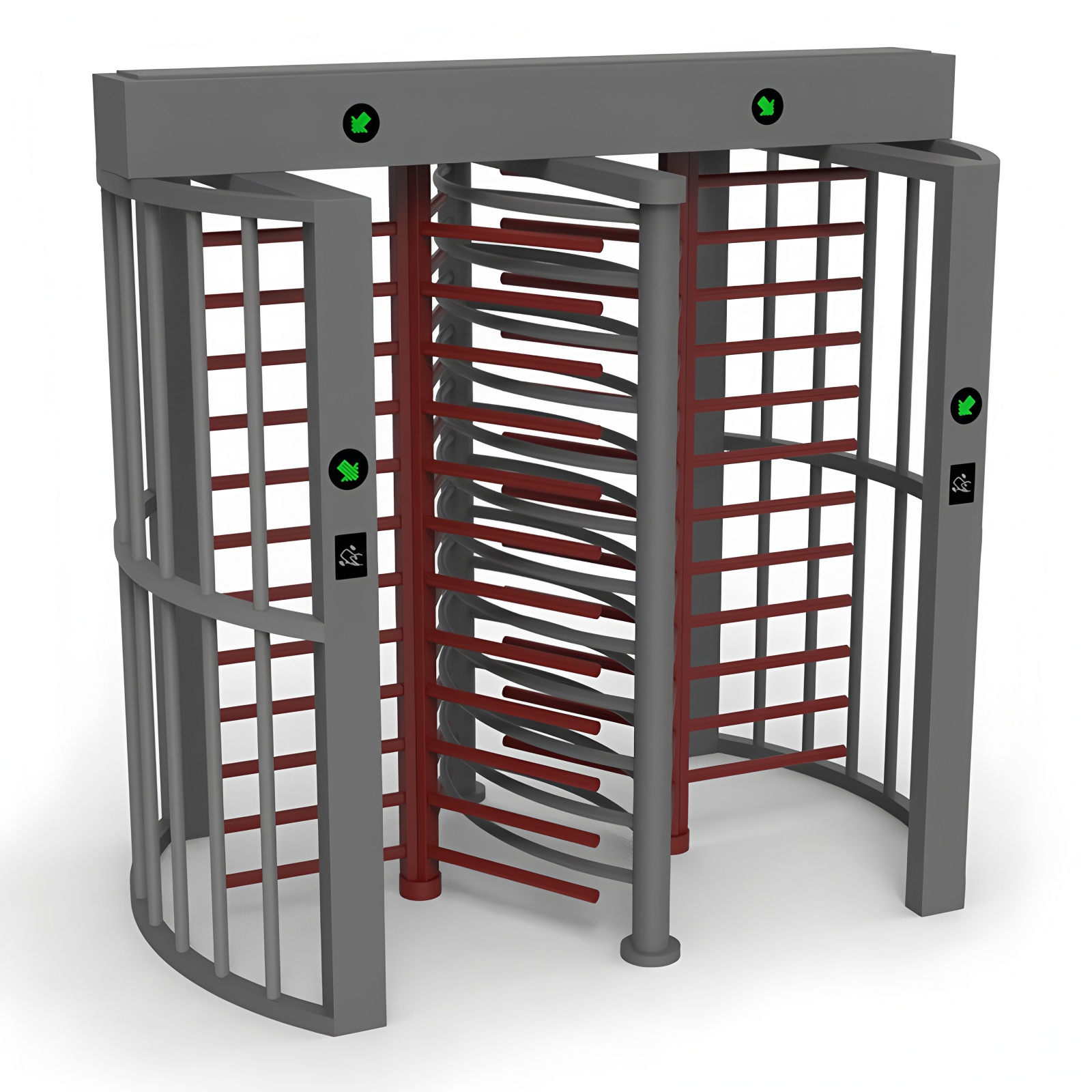 304 Stainless Steel Full Body Turnstile Automatic People Security Access Control System
