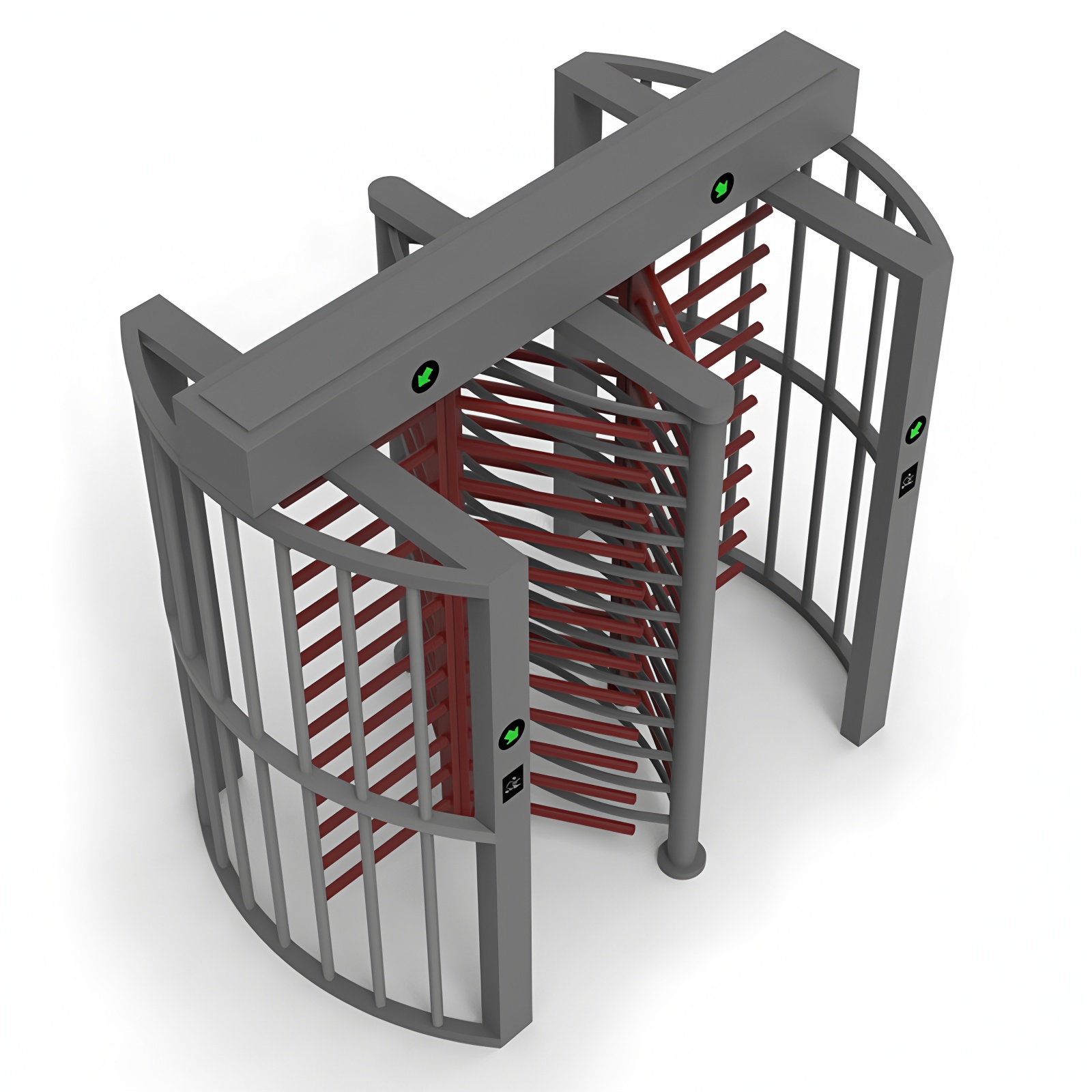 304 Stainless Steel Full Body Turnstile Automatic People Security Access Control System