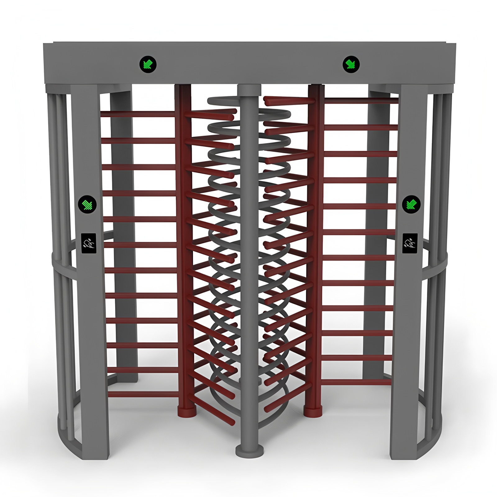 304 Stainless Steel Full Body Turnstile Automatic People Security Access Control System