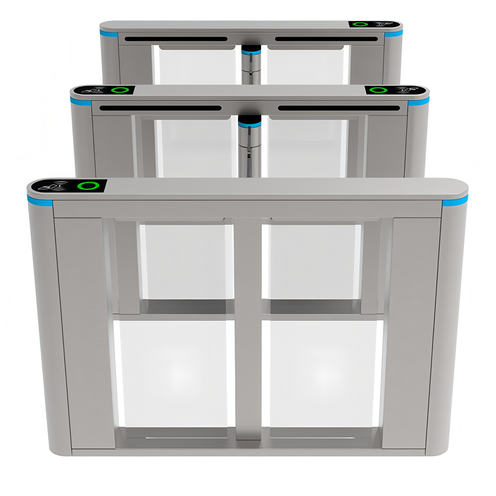 Secure Entry/Exit Speed Lane Turnstile Bi-directional Passage Queue Management Fast Access Control