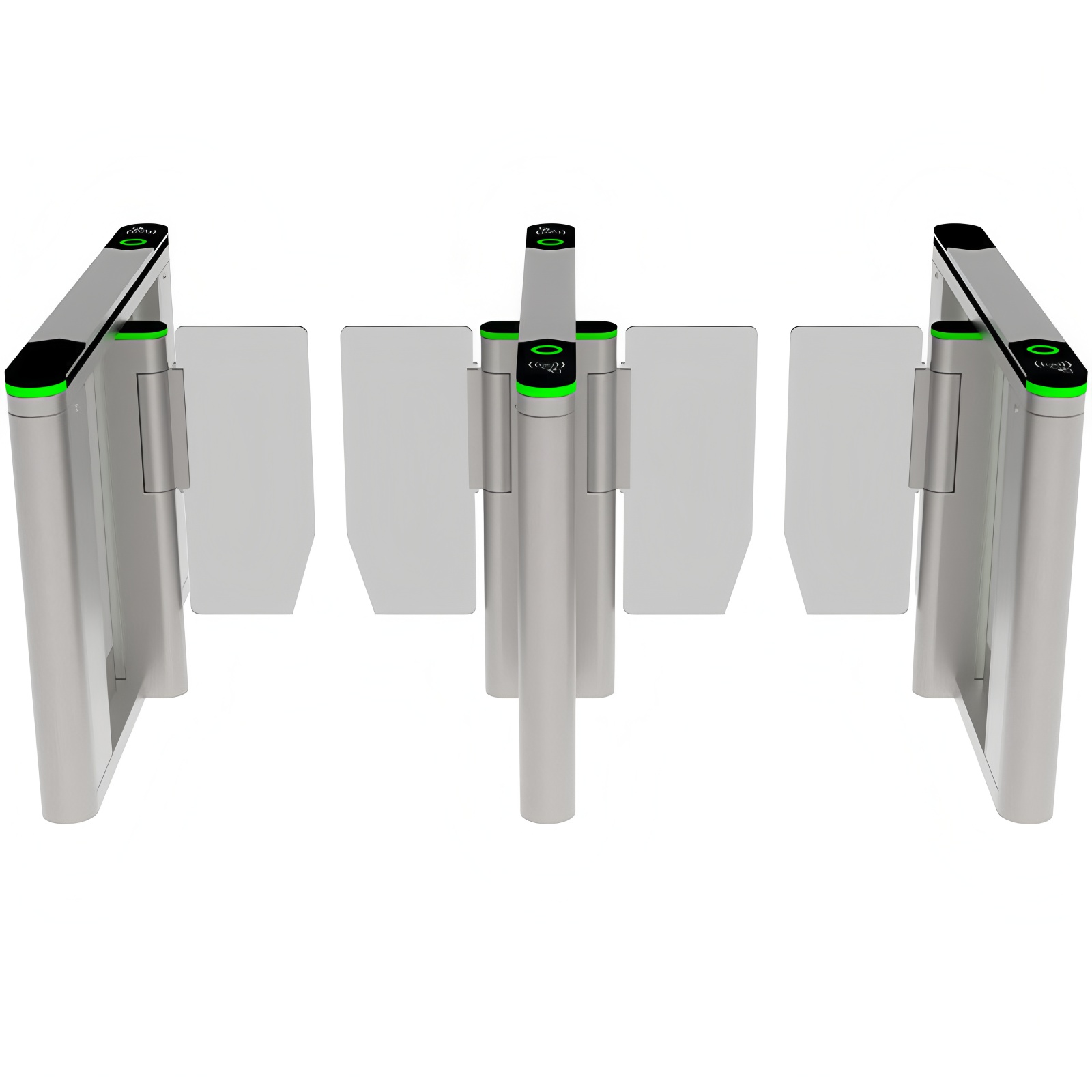 Secure Entry/Exit Speed Lane Turnstile Bi-directional Passage Queue Management Fast Access Control