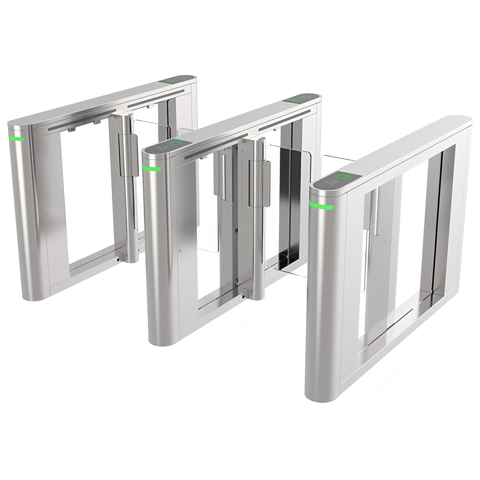 Secure Entry/Exit Speed Lane Turnstile Bi-directional Passage Queue Management Fast Access Control