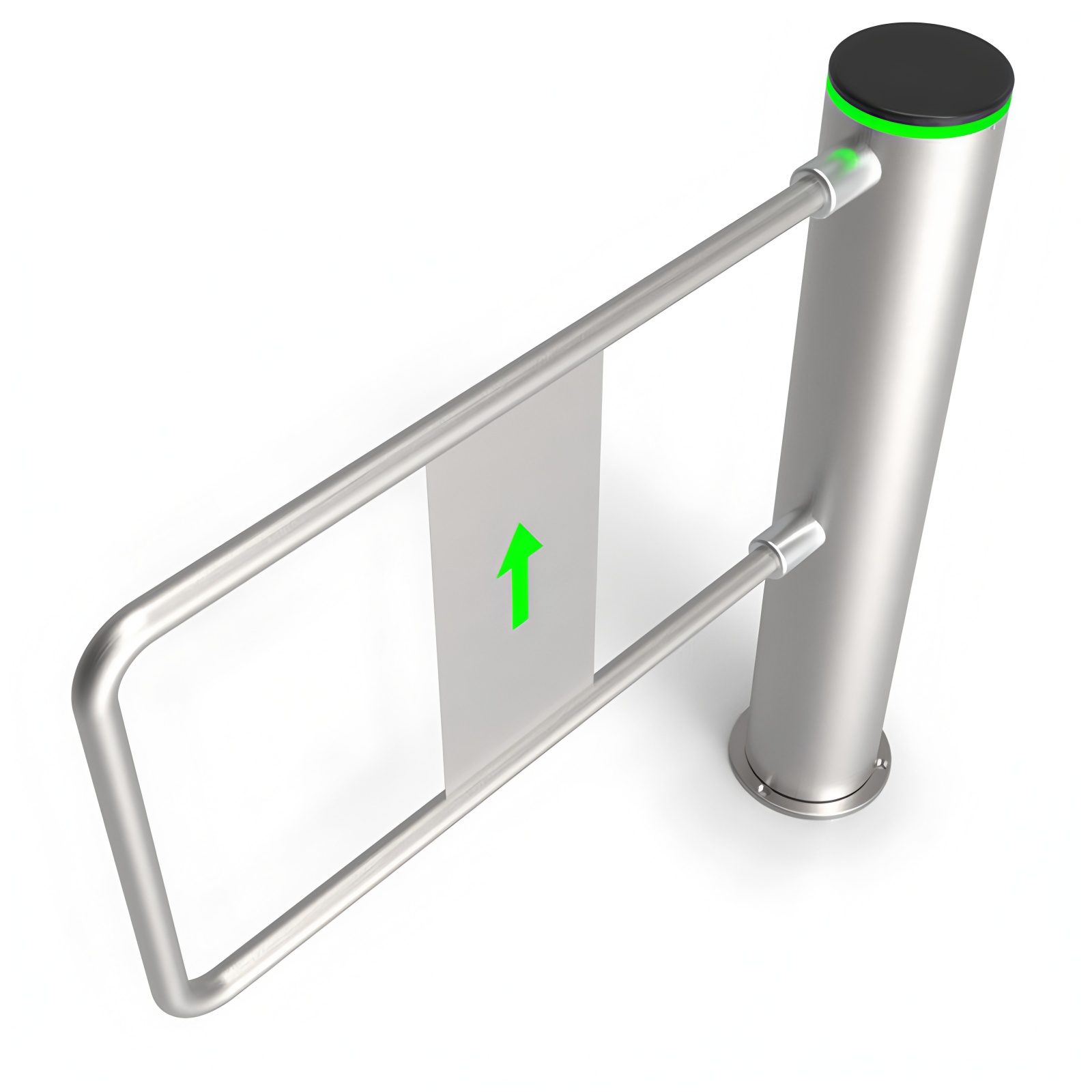Cylindrical Speed Lane Turnstile Gate Strong Light and High Temperature Resistance