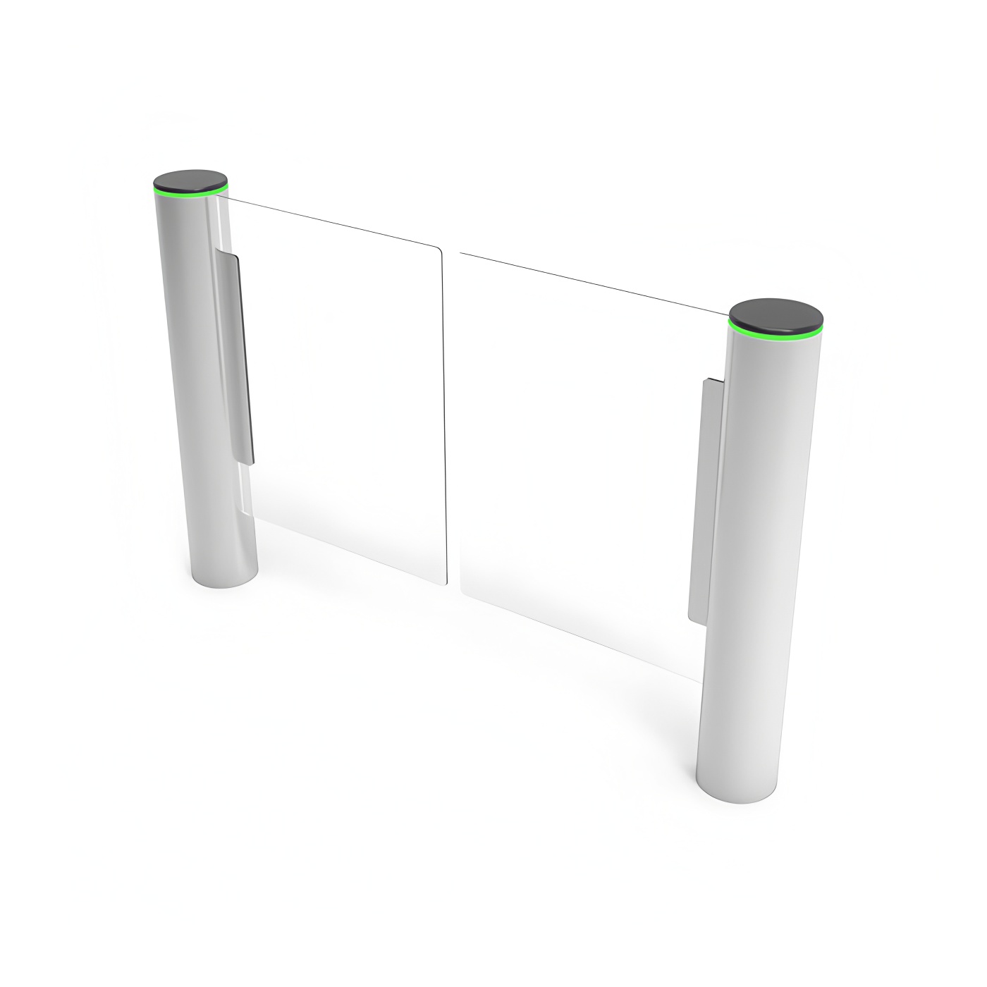 Cylindrical 304 Sus Access Control Gate Swipe Card Face For Building Office