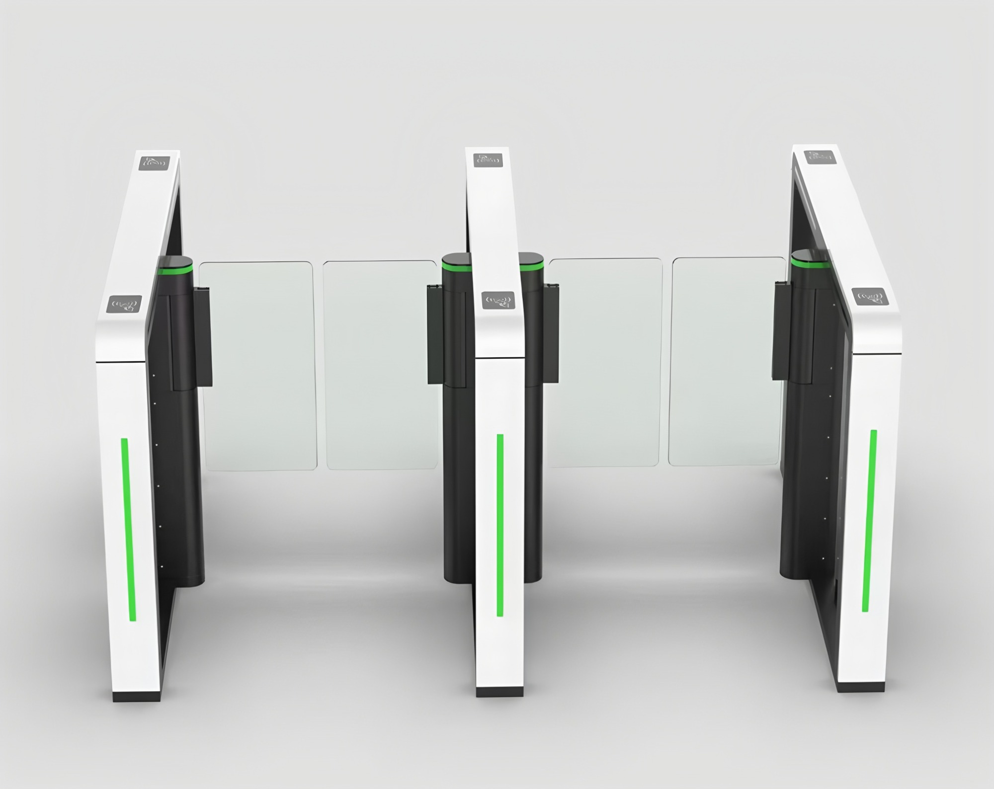 Single Directional Aluminum Alloy Speed Gate Turnstile With Face Recognition