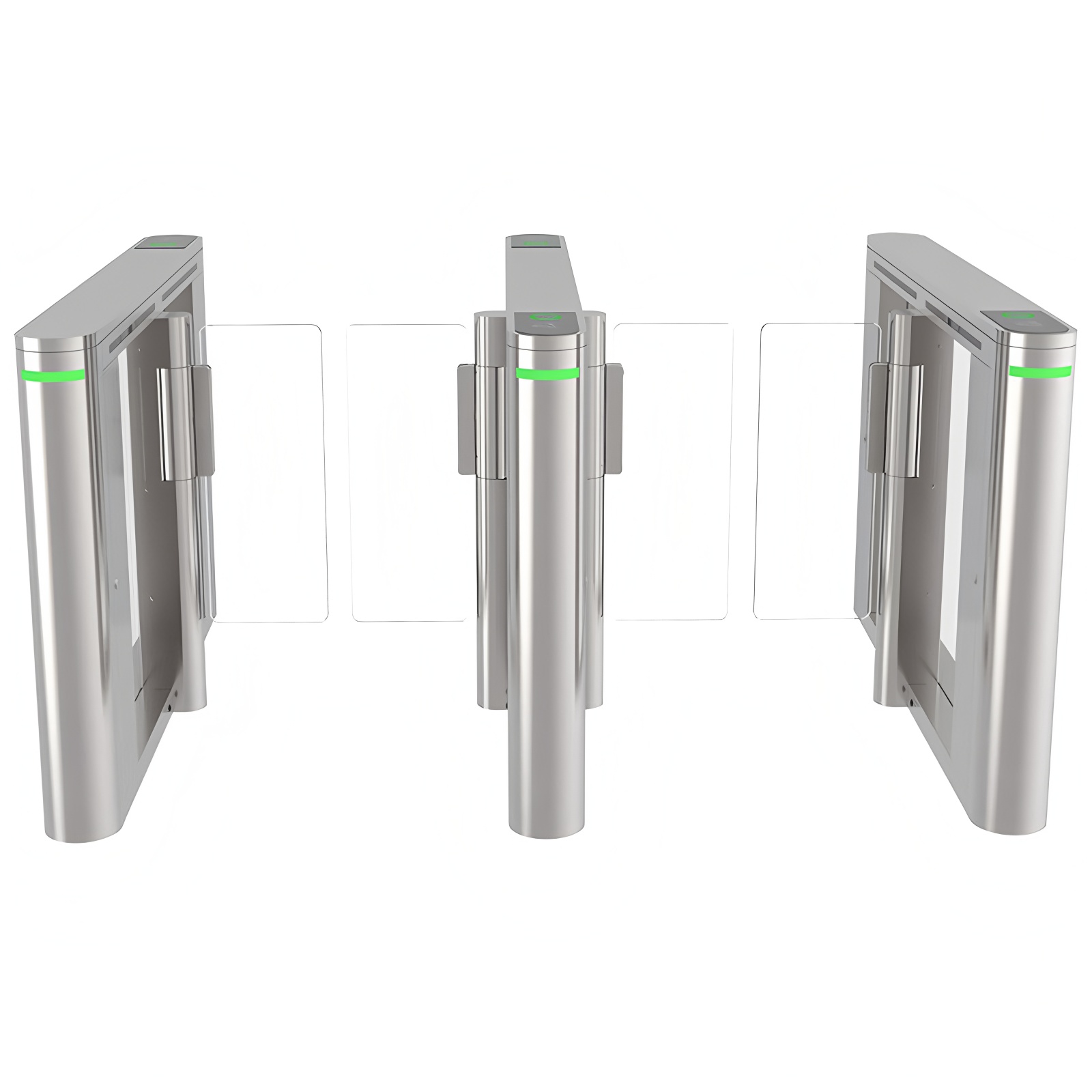 RS485 Slim Speed Lane Gate Turnstile 90 Degree For Gym Entertainment Center