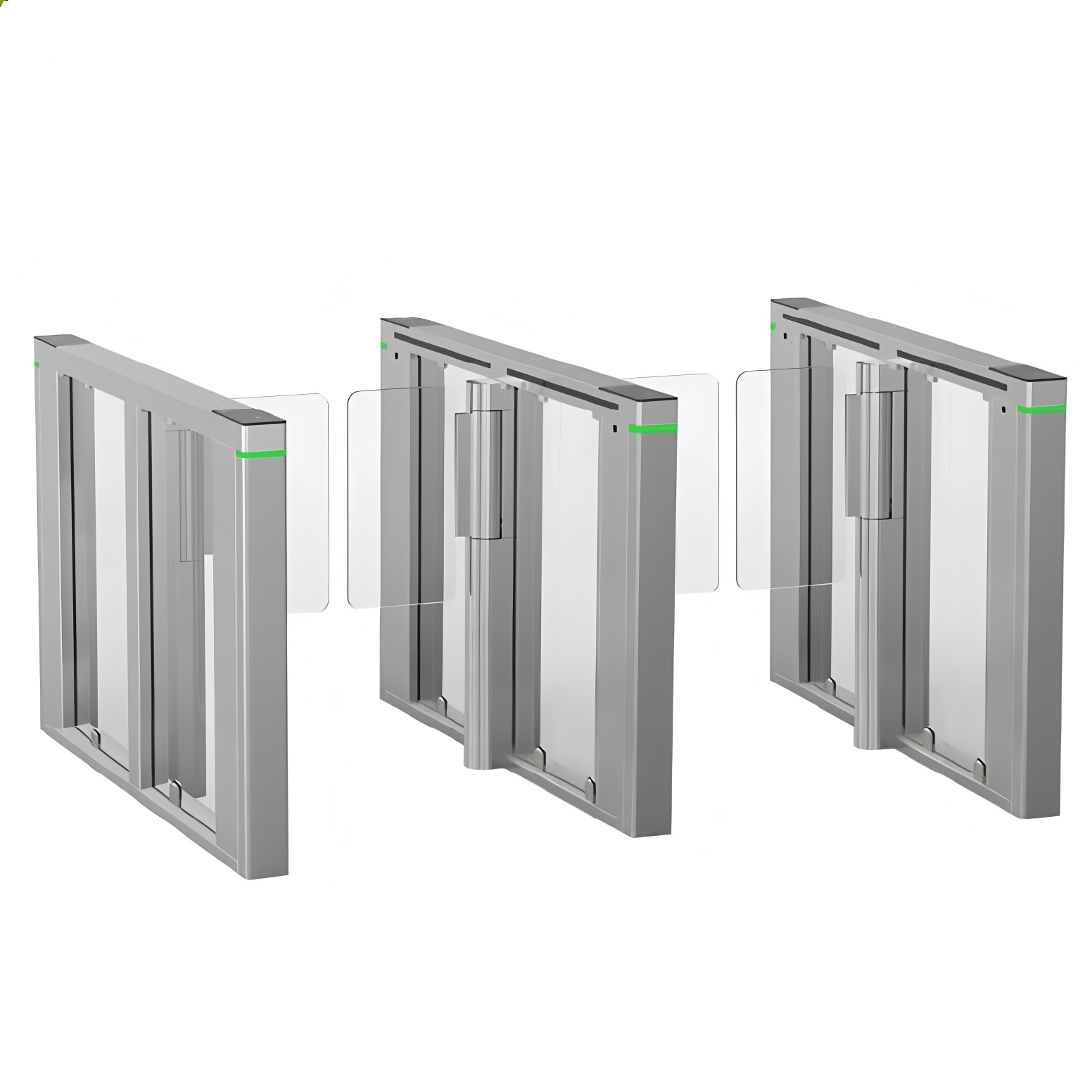 300mm Arm Turnstile Access Control Security Systems High Strength Polycarbonate Speedgates