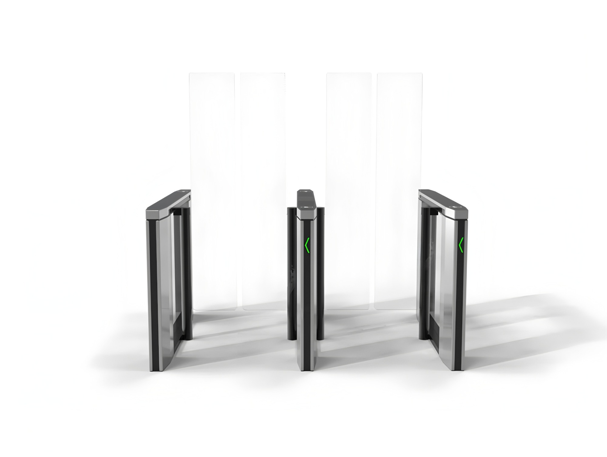 316 Stainless Steel Speedlane Swing Turnstile High Speed Gate Bidirectional