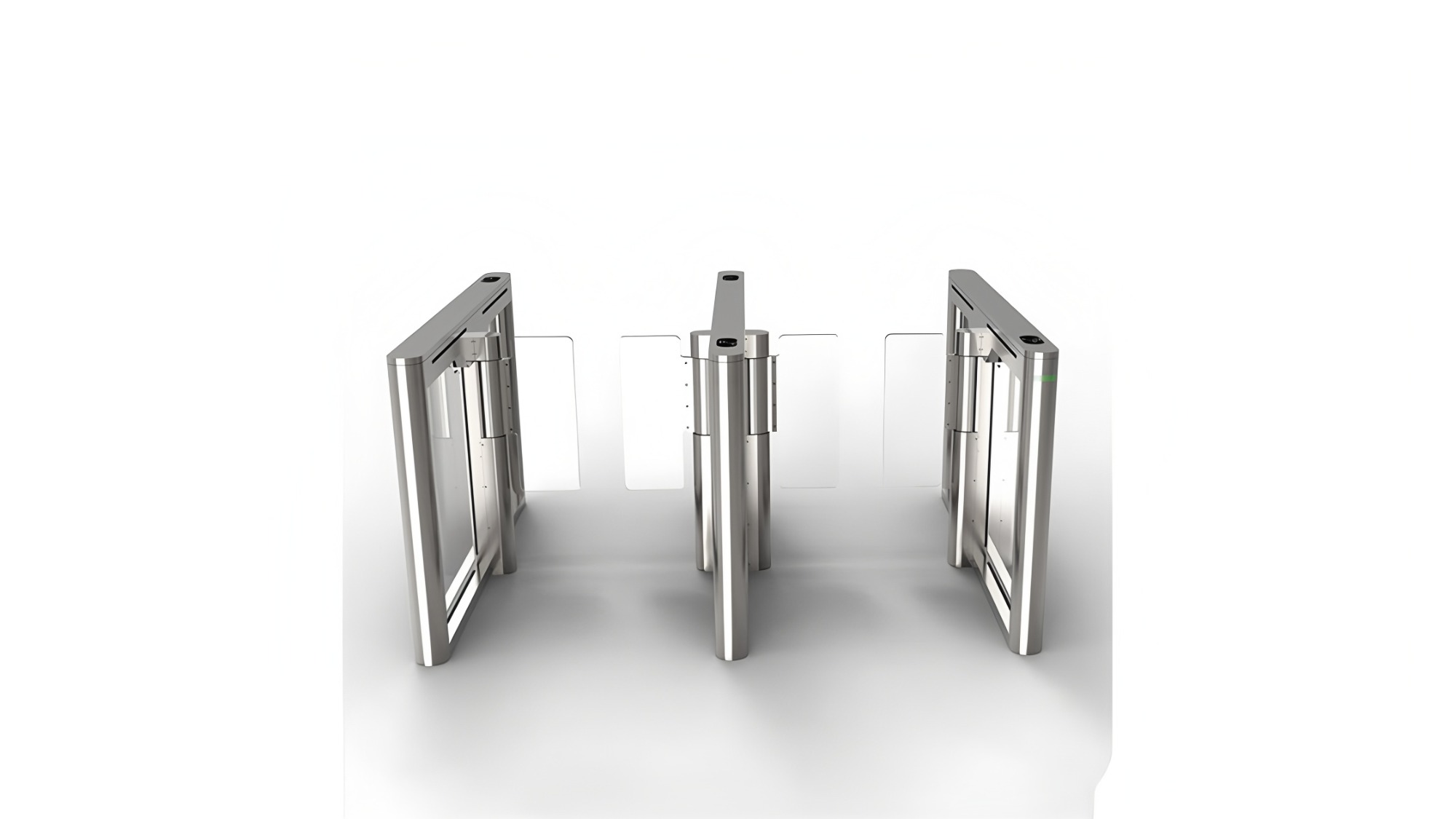 1.5mm 304 stainless steel Turnstile Entrance Security Speed Gates 1600R/Min