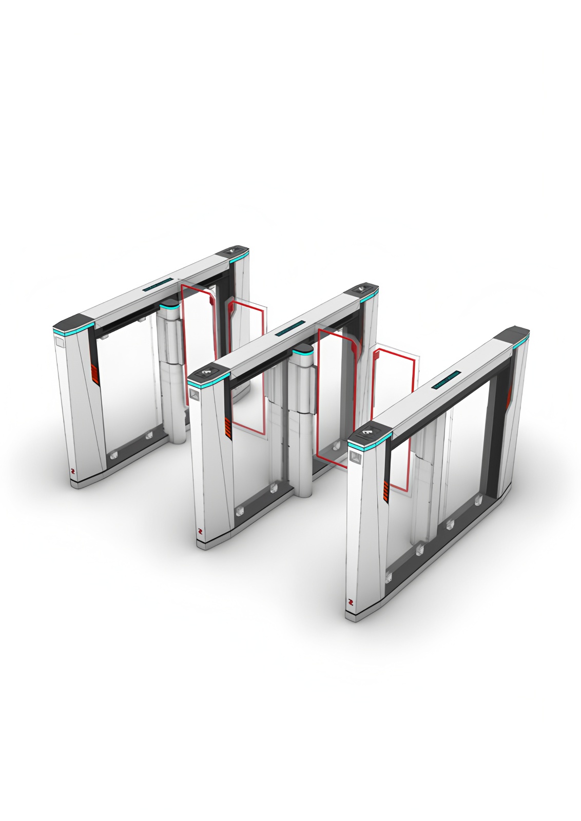 Acrylic Barrier Speed Gate Access Control Gym Turnstile IP65