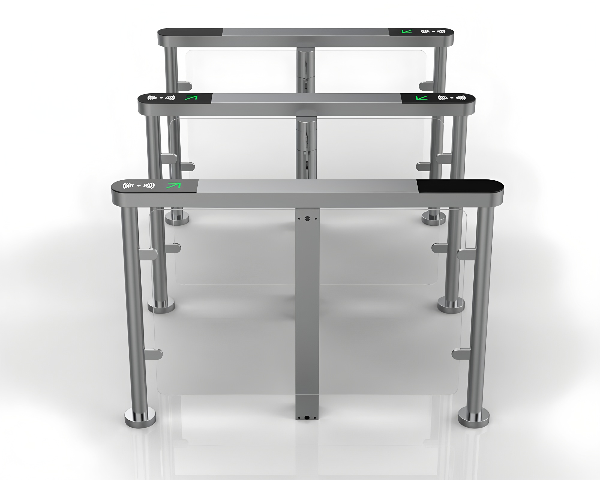 24V DC Safe Entry Speed Lane Gate Turnstile Fingerpint Management