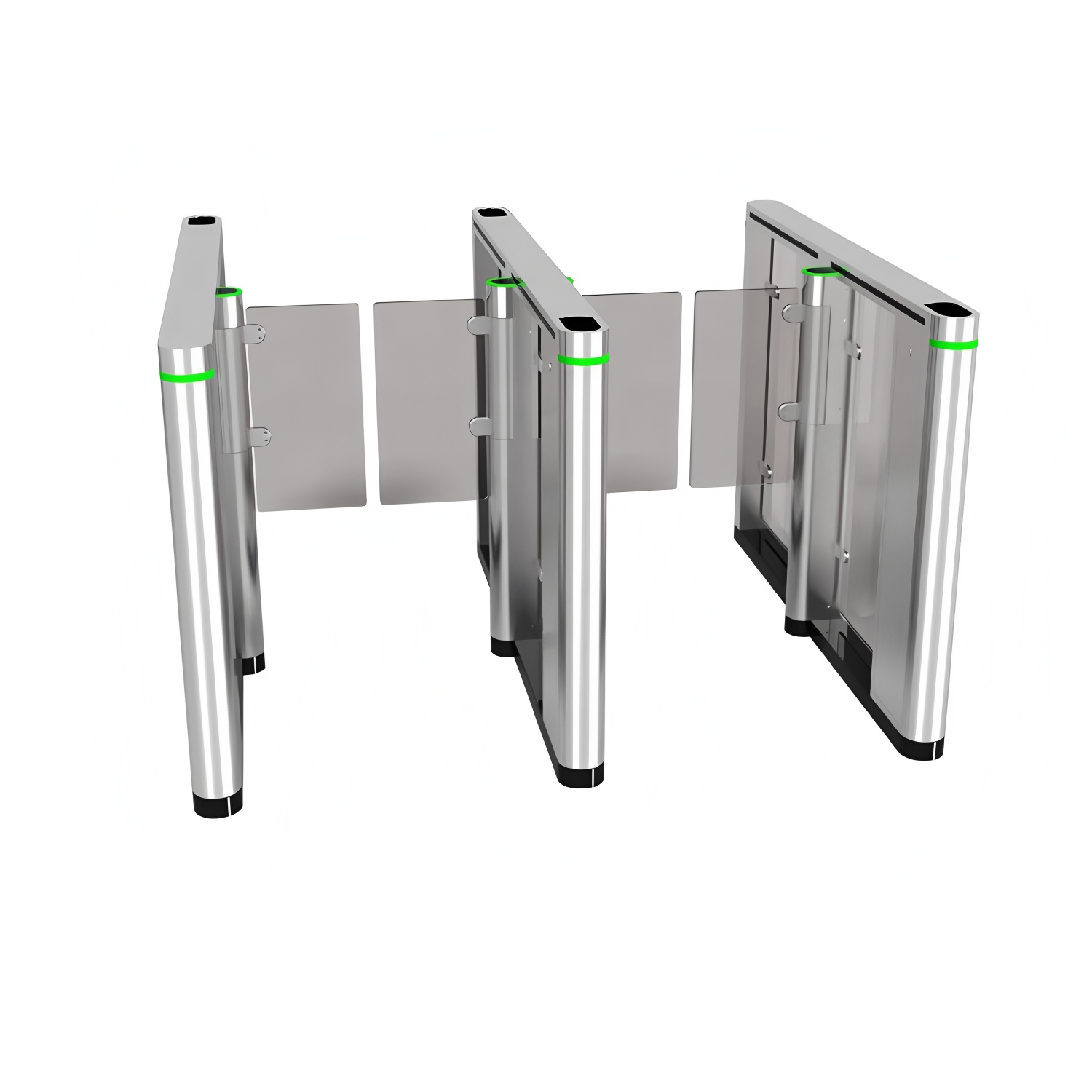DC Brushless Motor Slim Speed Gate Turnstile Security Doors 0.2 Second