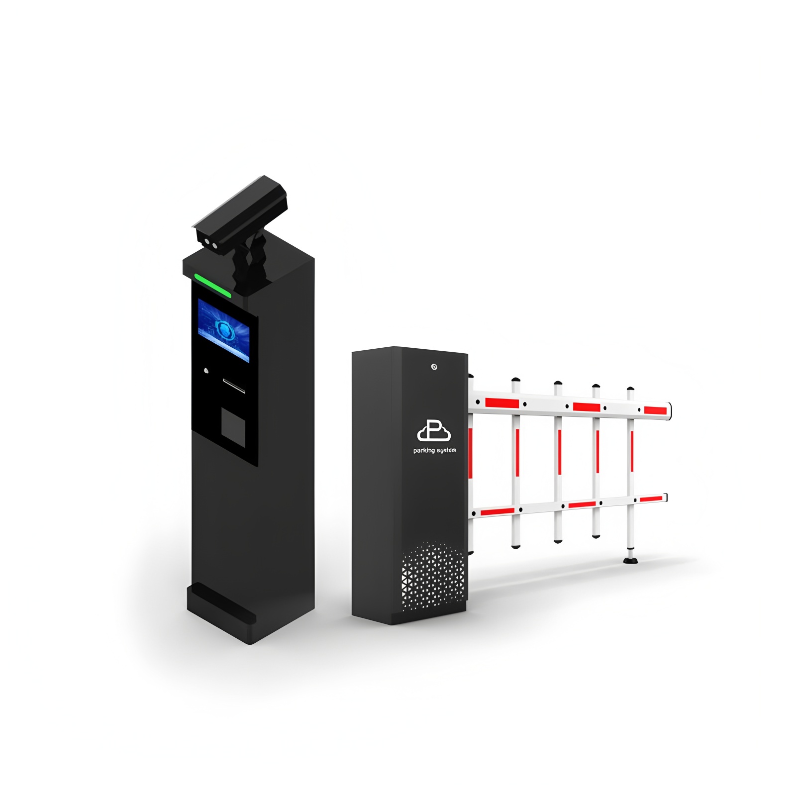 Smart Parking Management System All-in-One License Plate Card Ticket Management System