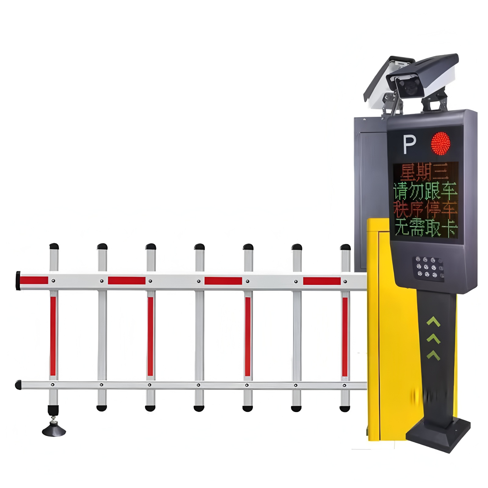 Advanced Image Processing License Plate Recognition Parking System Car Parking Management System
