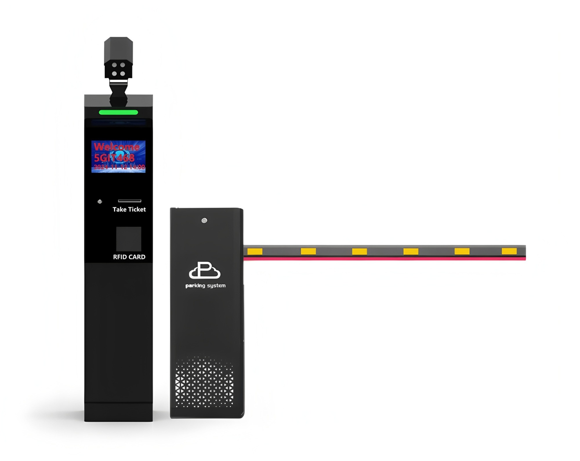 Smart Parking Management System All-in-One License Plate Card Ticket Management System