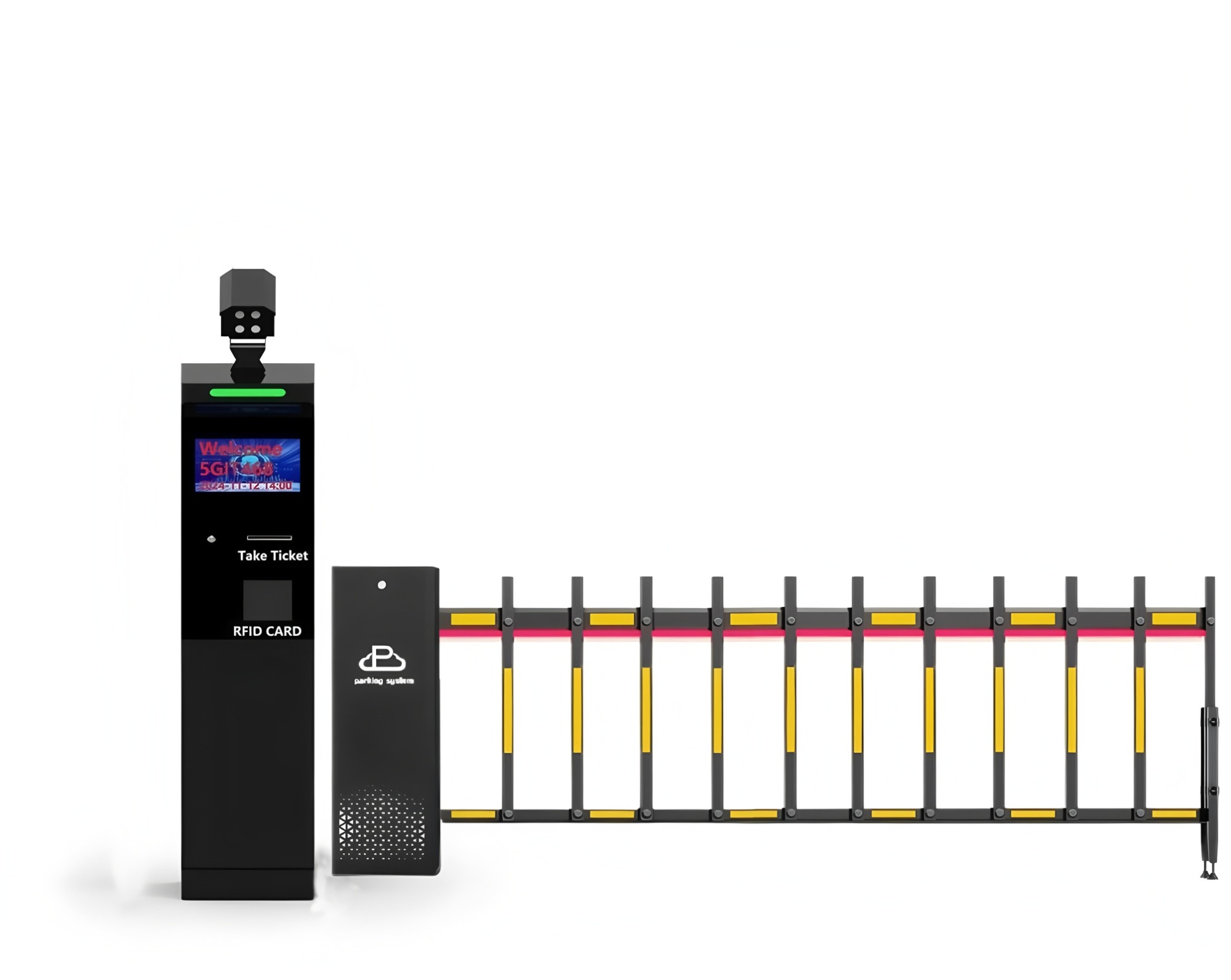 Smart Parking Management System All-in-One License Plate Card Ticket Management System
