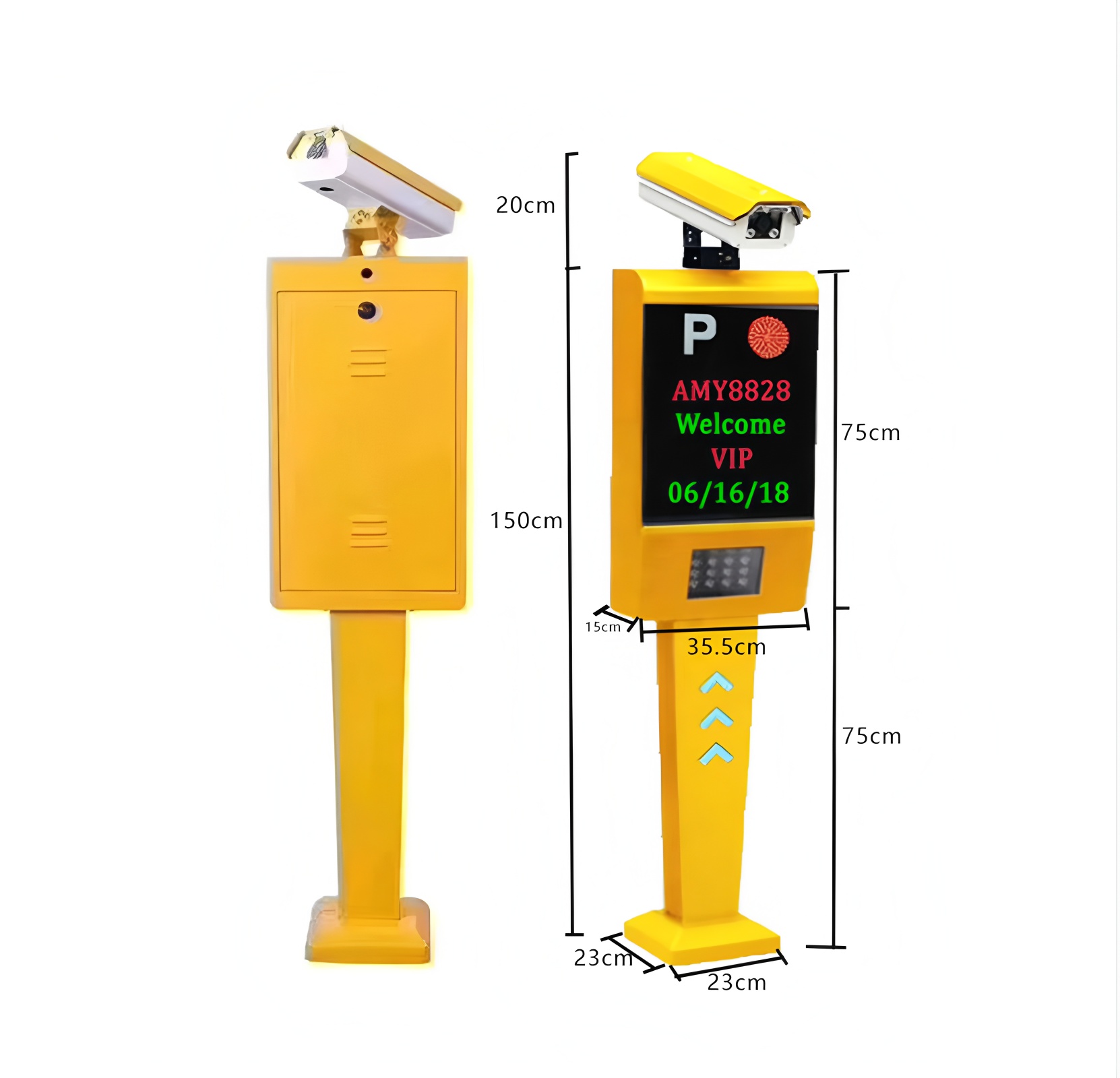 Automatic License Plate Recognition ALPR Parking System Intelligent Car Parking Equipment