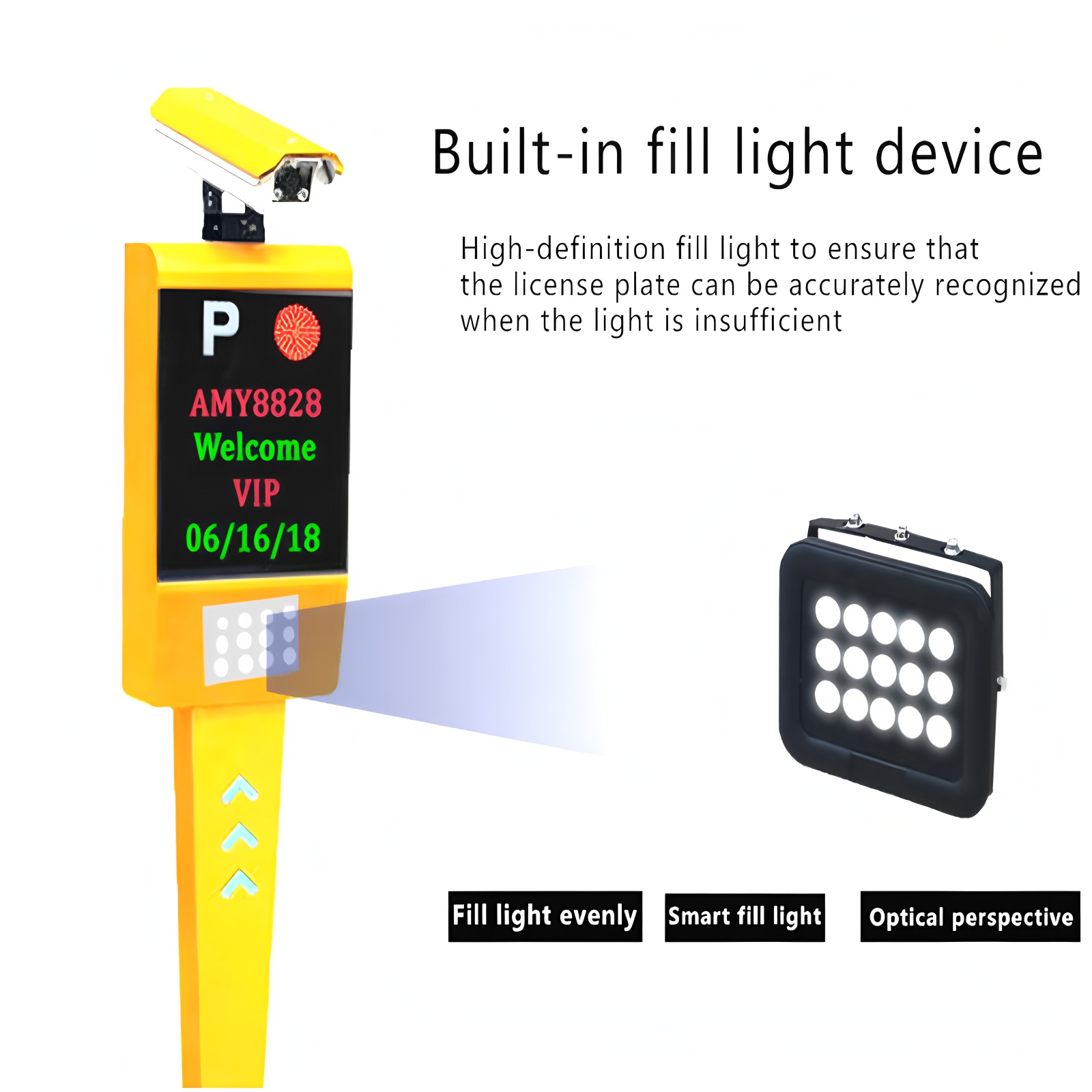 Automatic License Plate Recognition ALPR Parking System Intelligent Car Parking Equipment