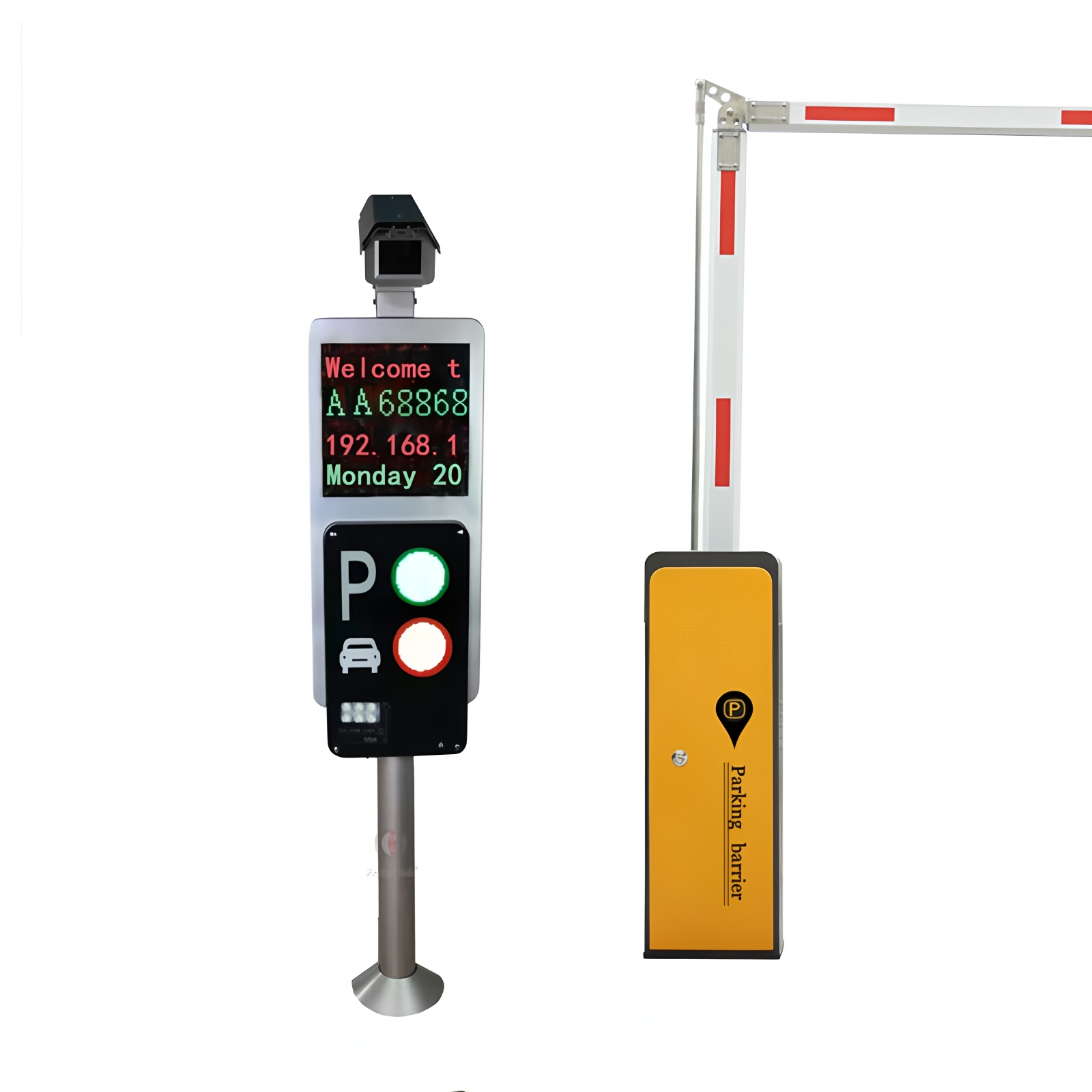 Vehicle LPR Parking System 4800bps/100m for Road Security