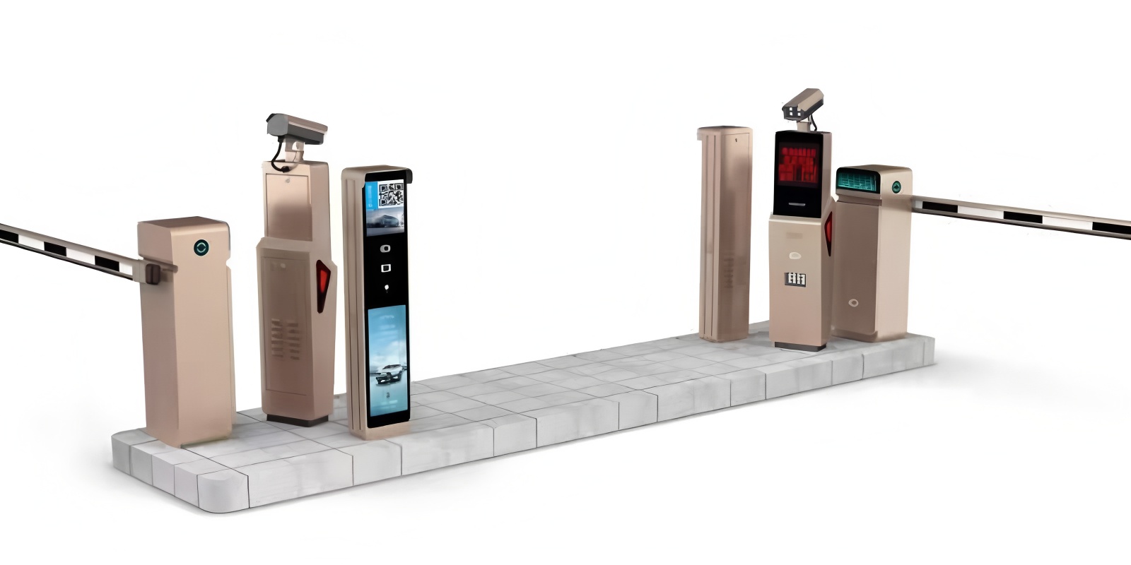 Automatic Safety Protection Lpr/anpr License Plate Recognition Camera System Parking Lot Access Control Parking Barrier
