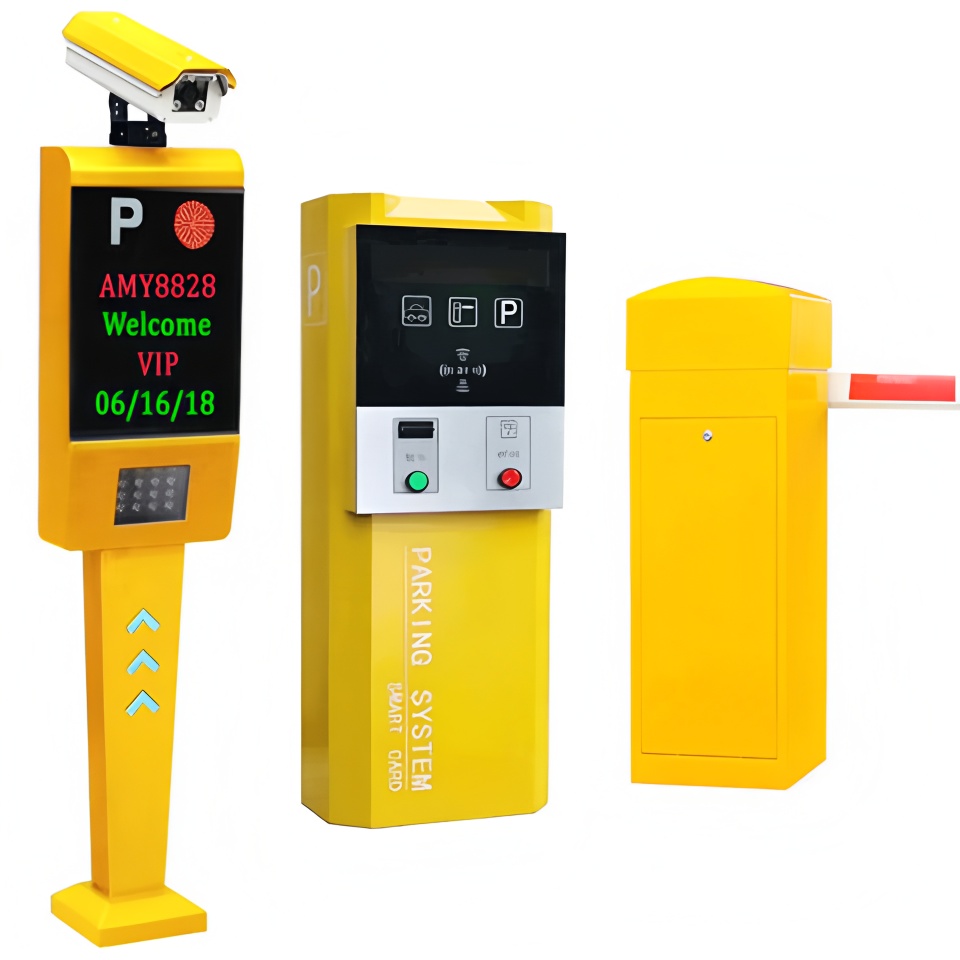 ANPR ALPR LPR Ticket Dispenser License Plate Recognition Parking System For Business Parking