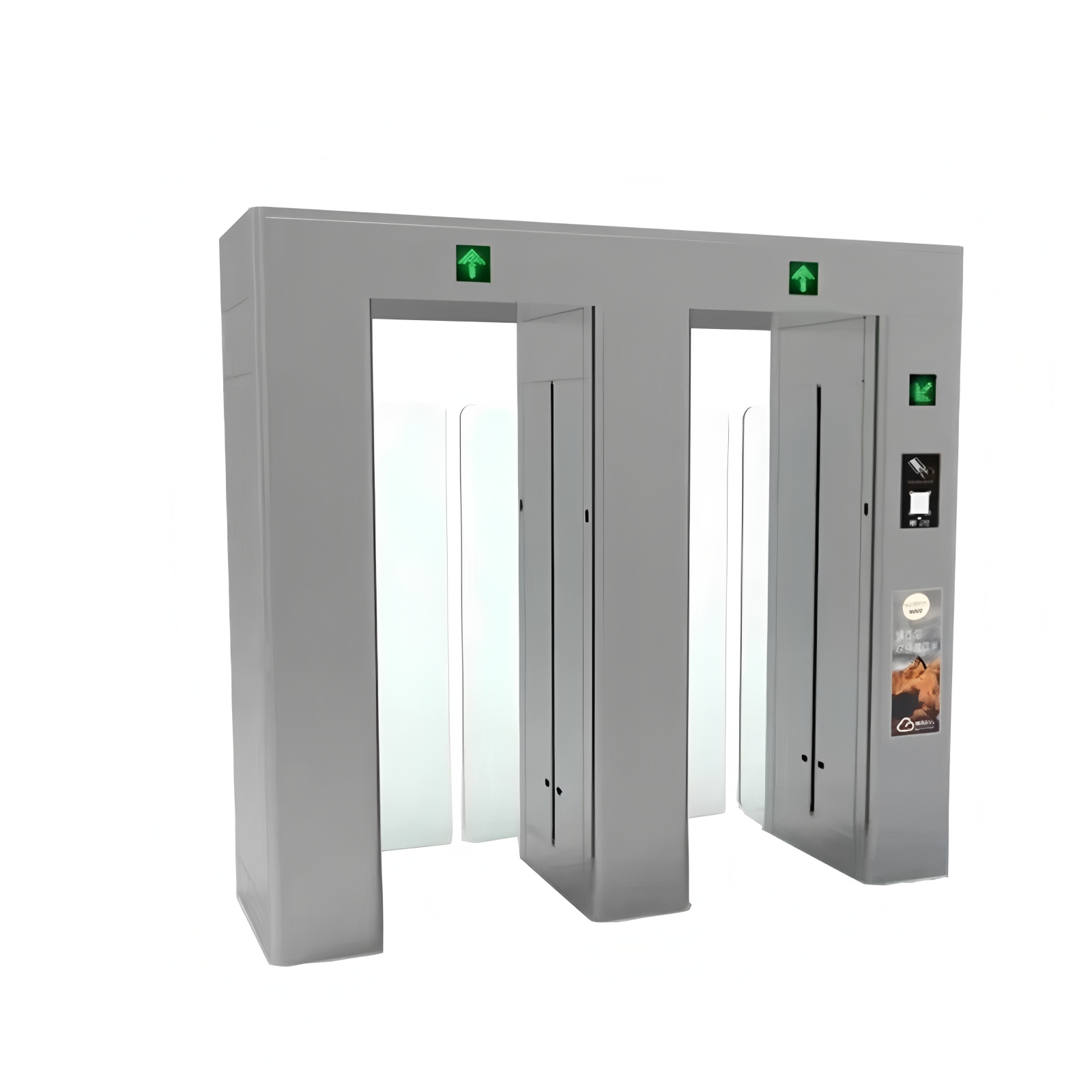 Stainless Steel 304 Full Height Sliding Gate Turnstile OEM ODM