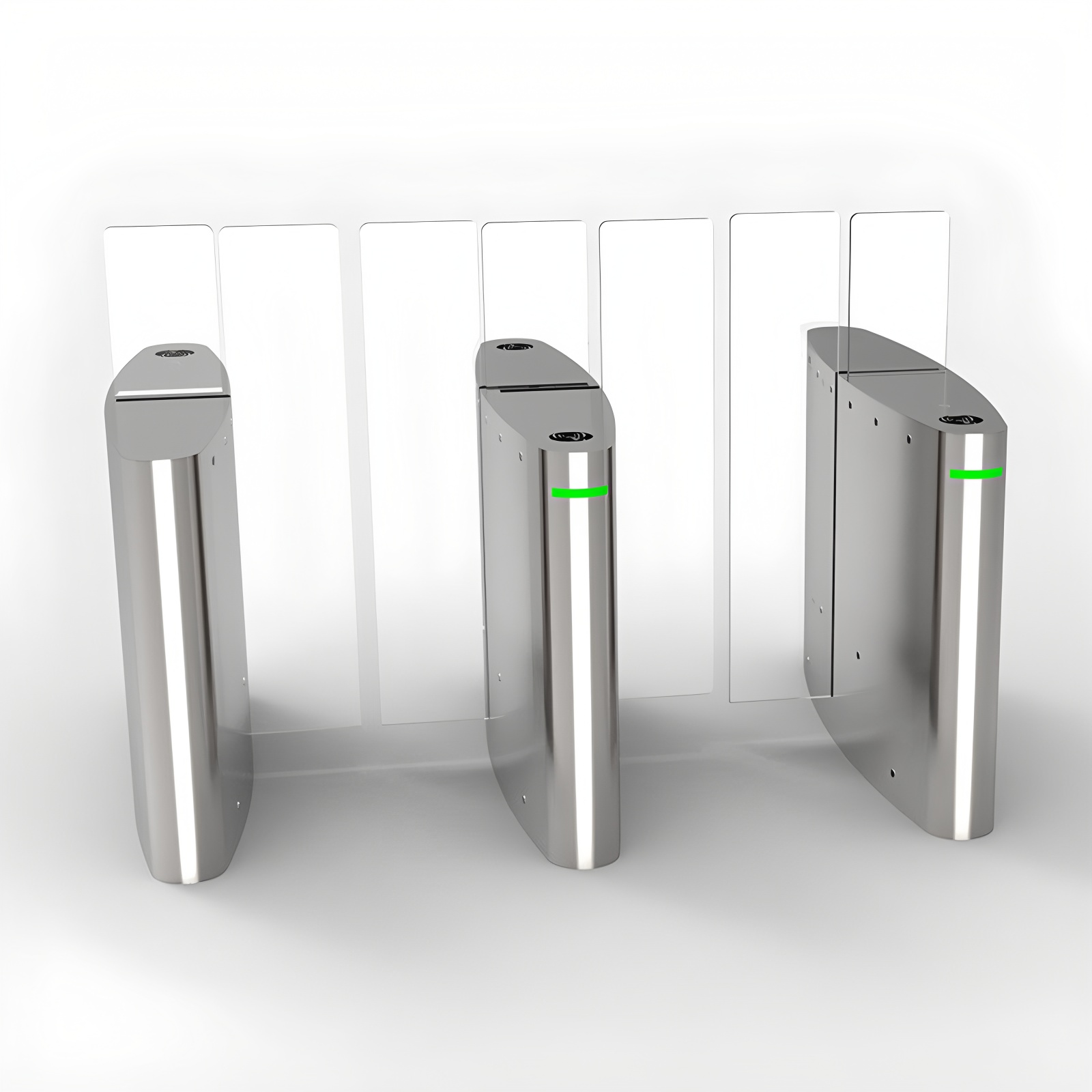 CNC Laser Cutting Ticket Reader Sliding Gate Turnstile 0.2 Seconds