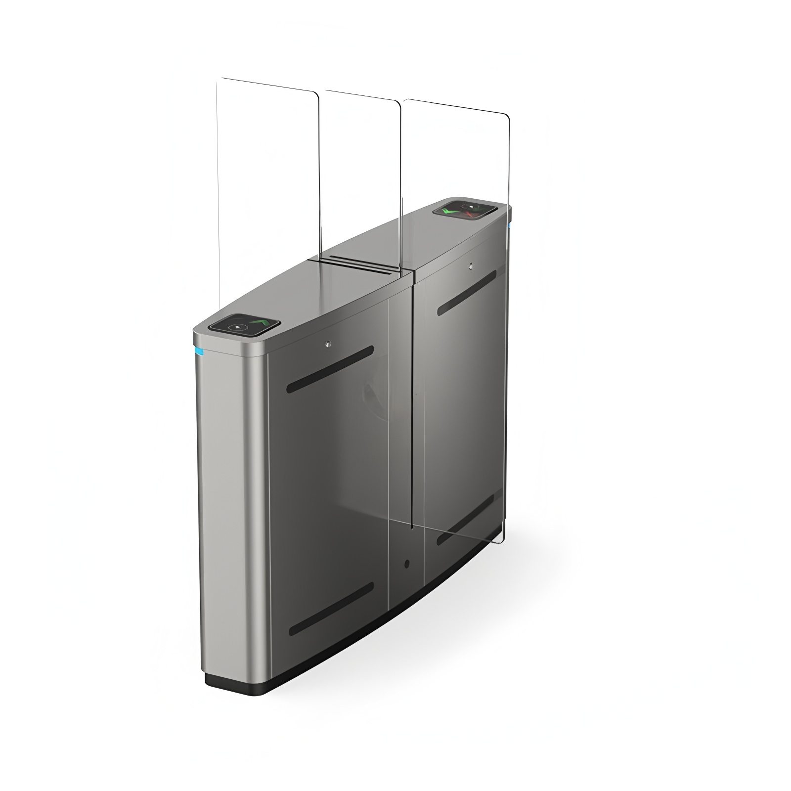 Anti Pinch 304 Stainless Steel Access Control Sliding Gate Turnstile 600mm