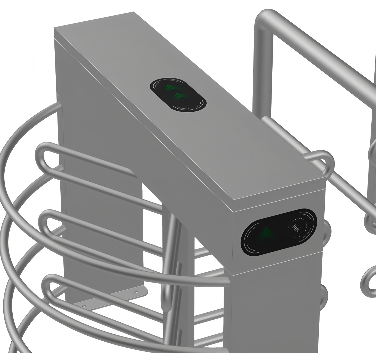 RS485 Interface Half Height Gate Turnstile Security Gates 550mm
