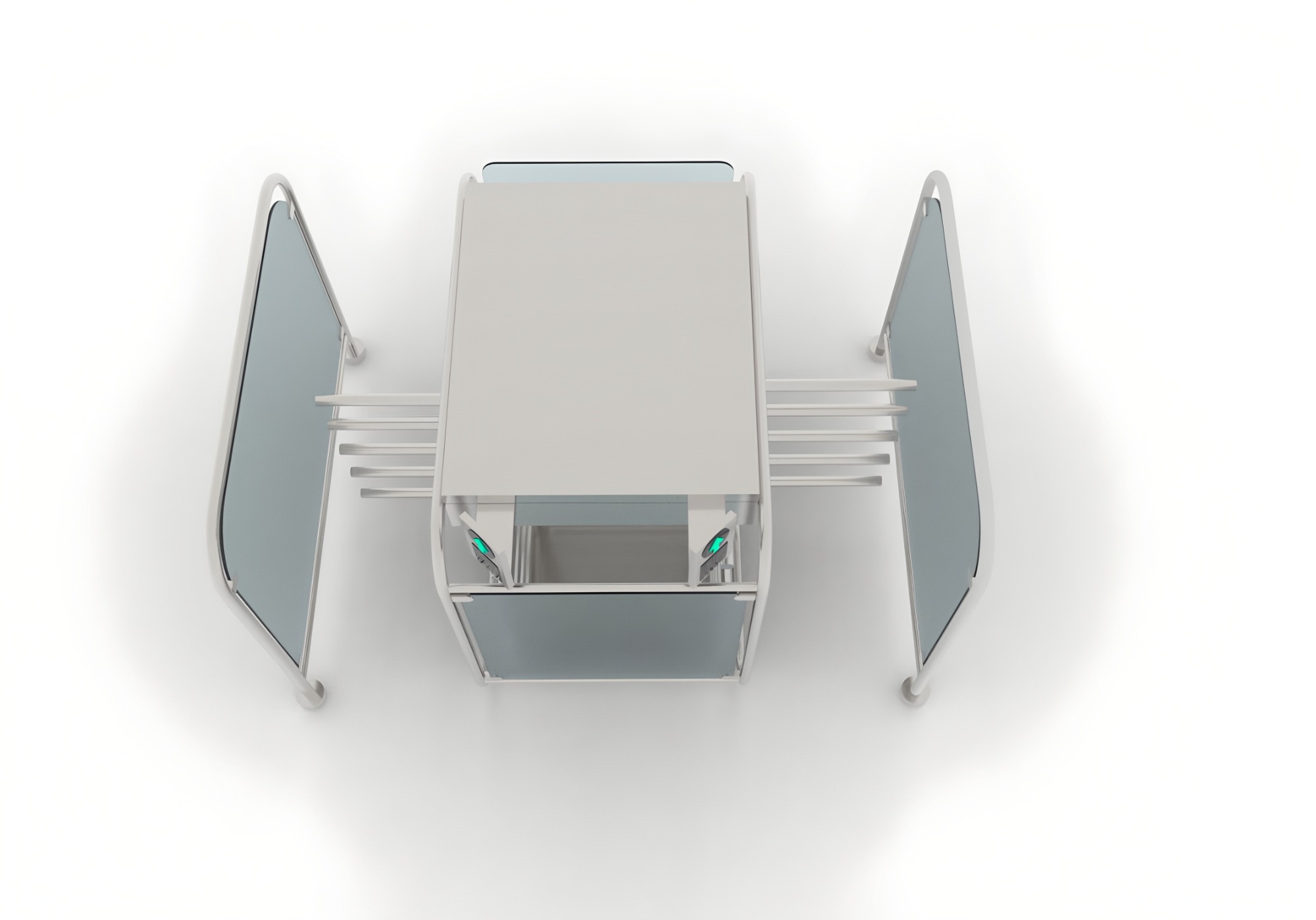 Anti Rust Tripod Turnstile Gate Half Height Turnstile AC220V