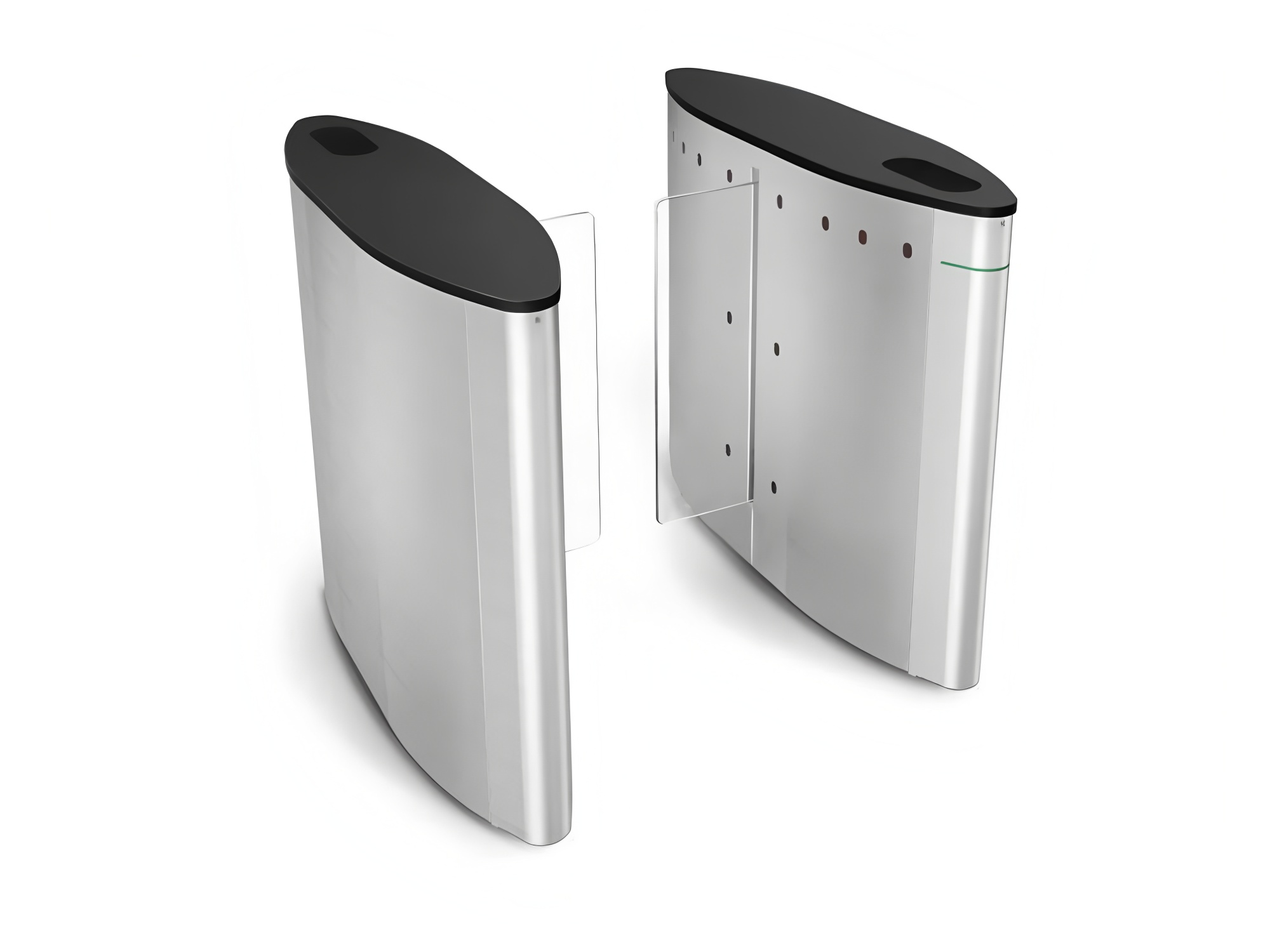 Access Control RS232 Electronic Sliding Gate Turnstile 50W