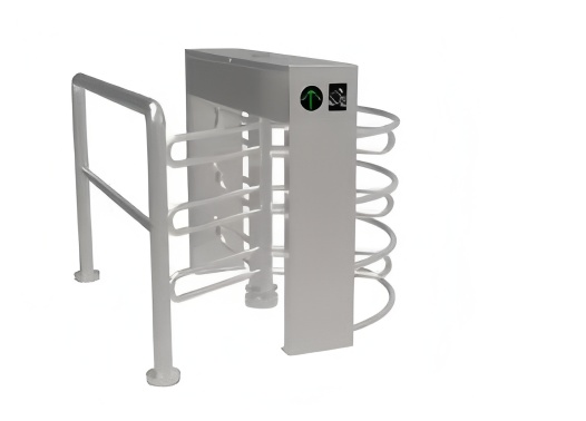 304 Stainless Steel Half Height Turnstile Accescs Control System 90-120 Degree