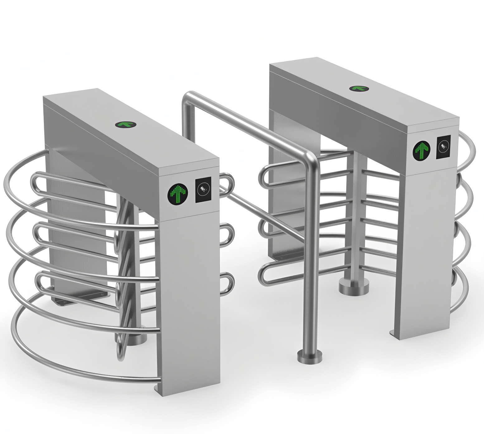 RS485 Interface Half Height Gate Turnstile Security Gates 550mm