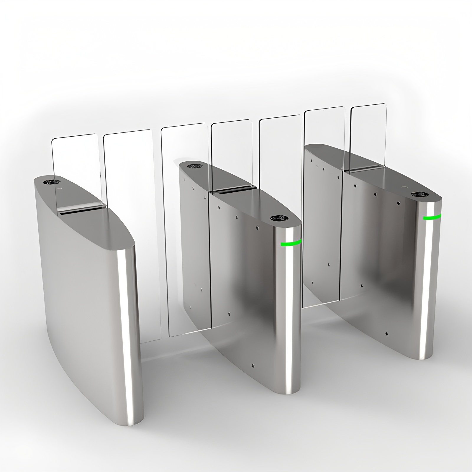 CNC Laser Cutting Ticket Reader Sliding Gate Turnstile 0.2 Seconds