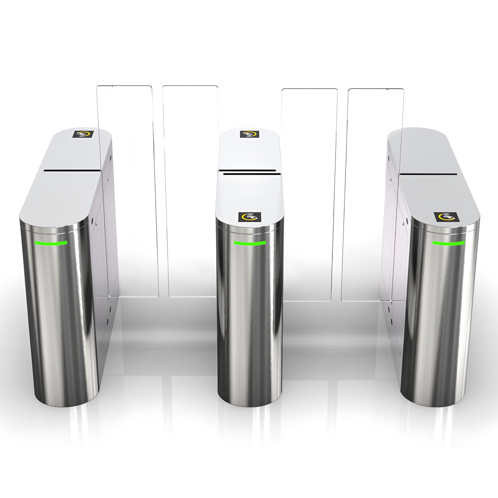 Single Direction Turnstile Biometric Access Control Entrance Gates 80W