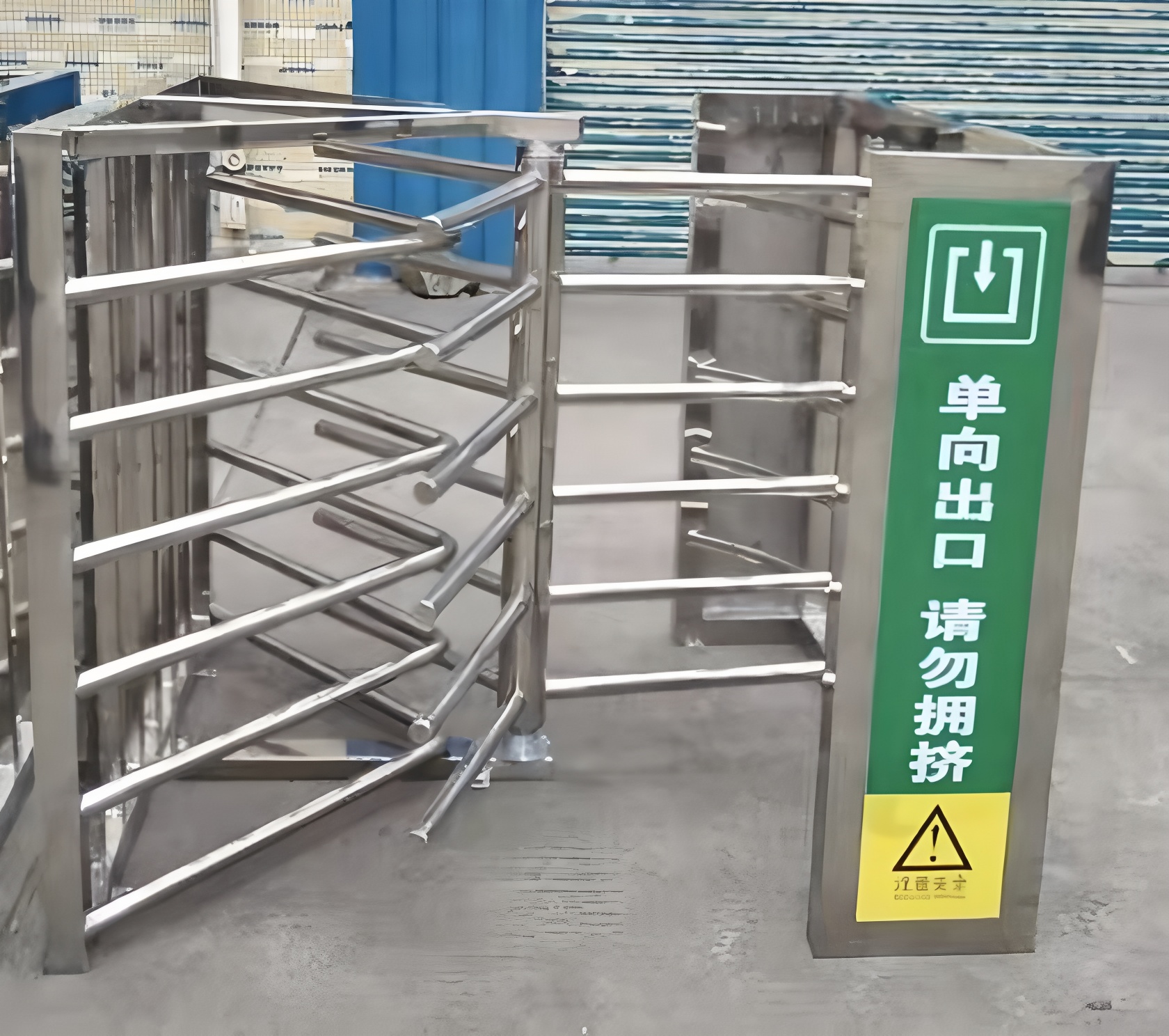 Height 1000mm Electronic Half Height Turnstile Gates OEM ODM