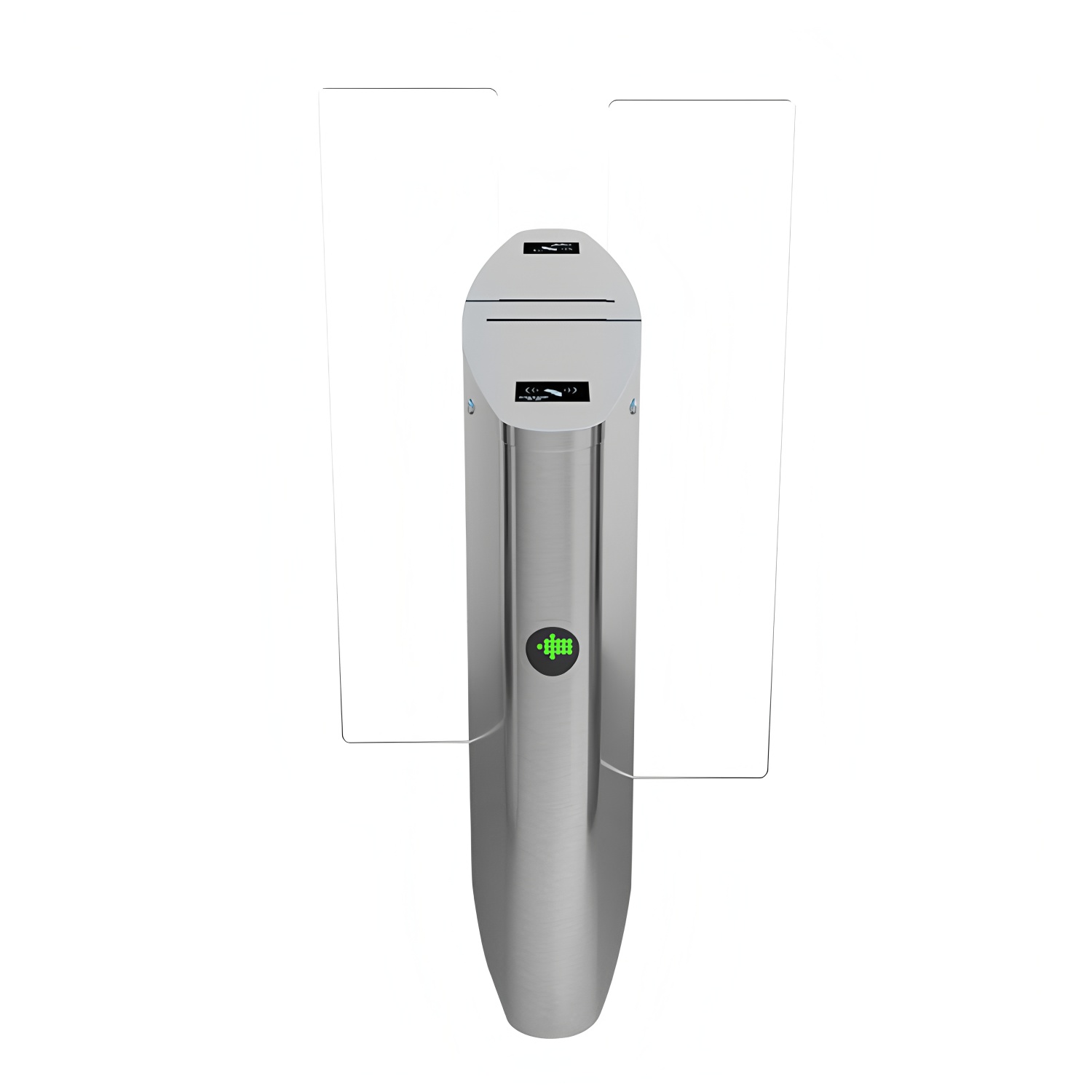 550mm Single Lane Flap Barrier Card Reader Turnstile 0.2s