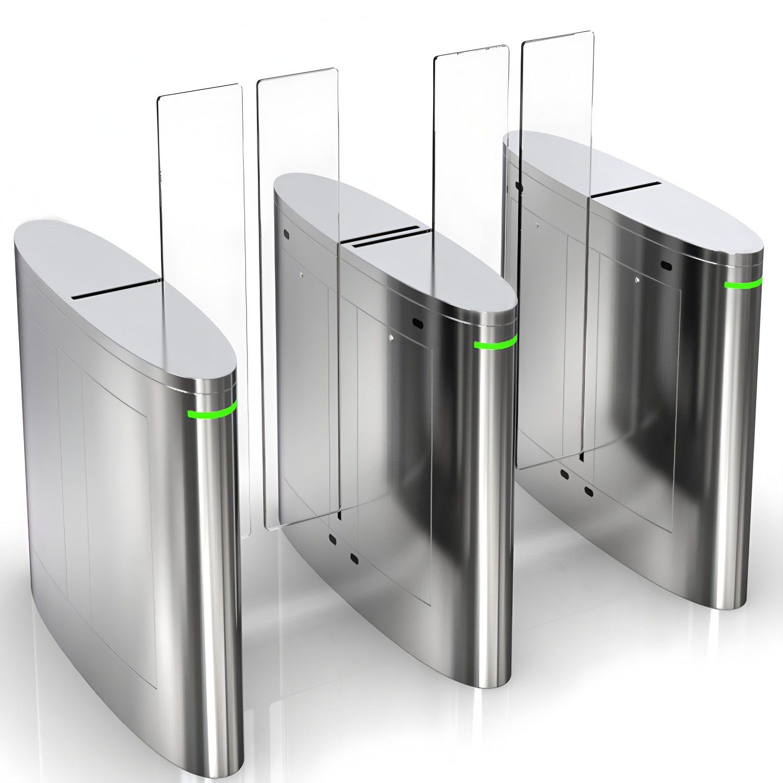 CNC Laser Cutting Ticket Reader Sliding Gate Turnstile 0.2 Seconds