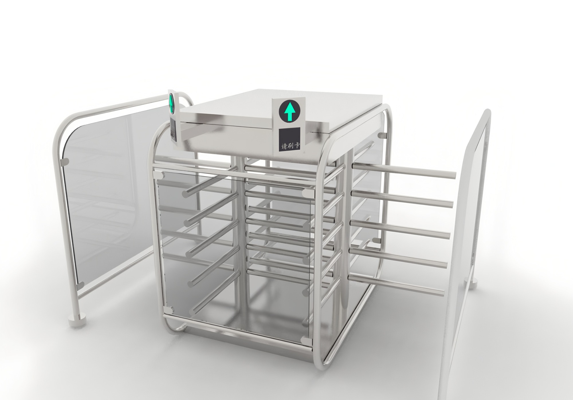 Anti Rust Tripod Turnstile Gate Half Height Turnstile AC220V