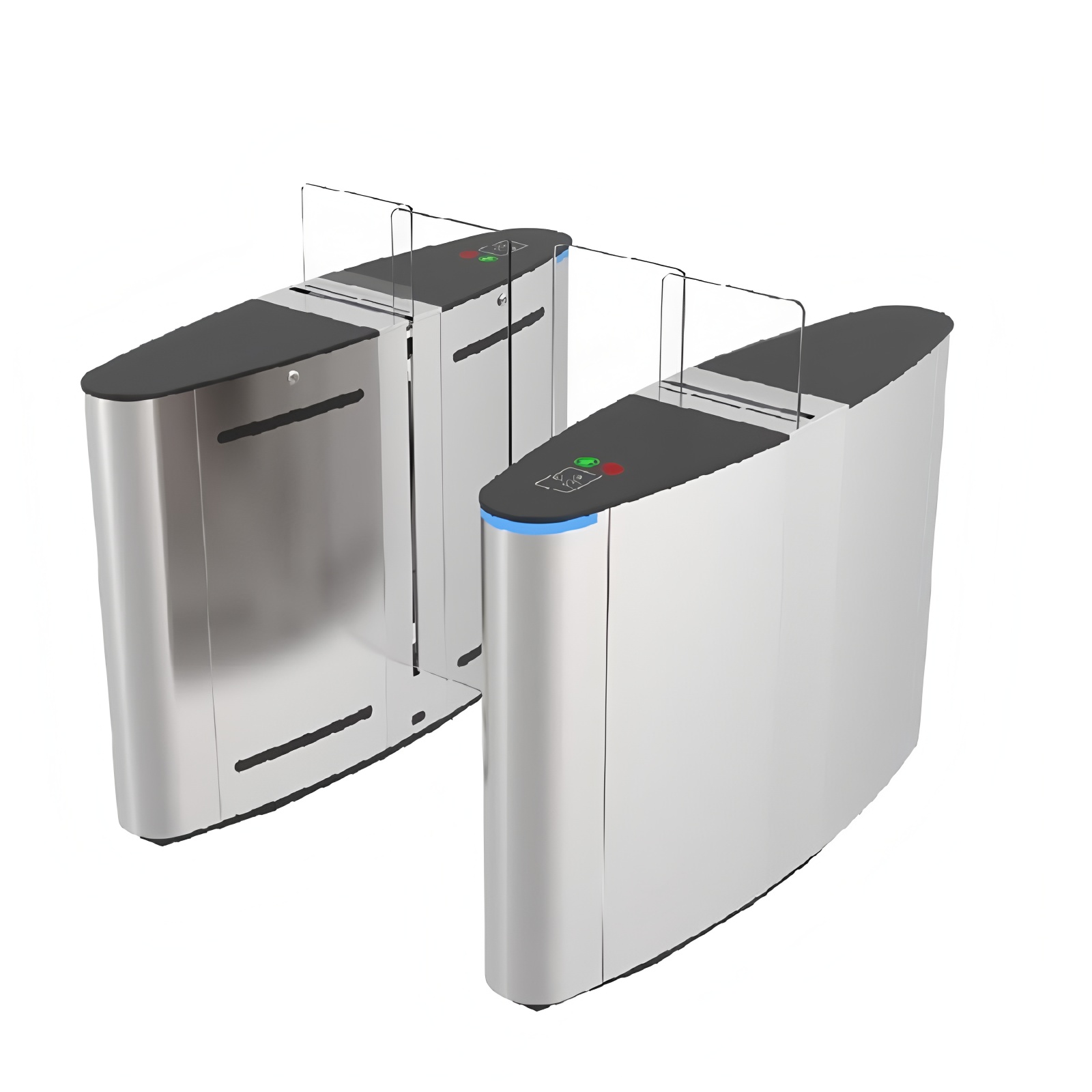 0.7s/Person Entrance Control Solutions Sliding Turnstile 50W