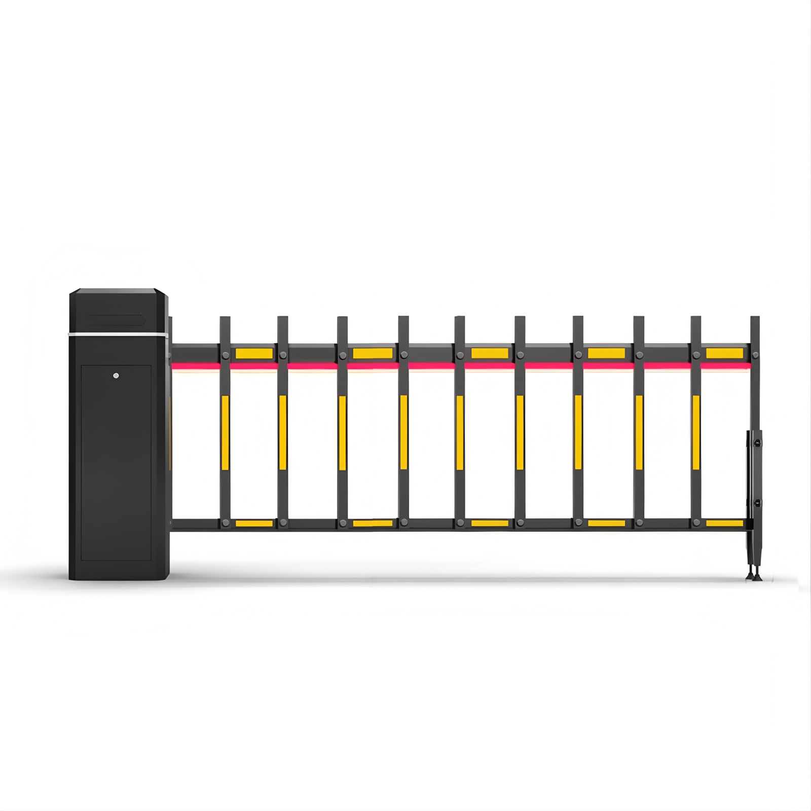 2-6m Arm Straight Automatic Boom Barrier Gate Traffic Barrier Gate For Parking Lot
