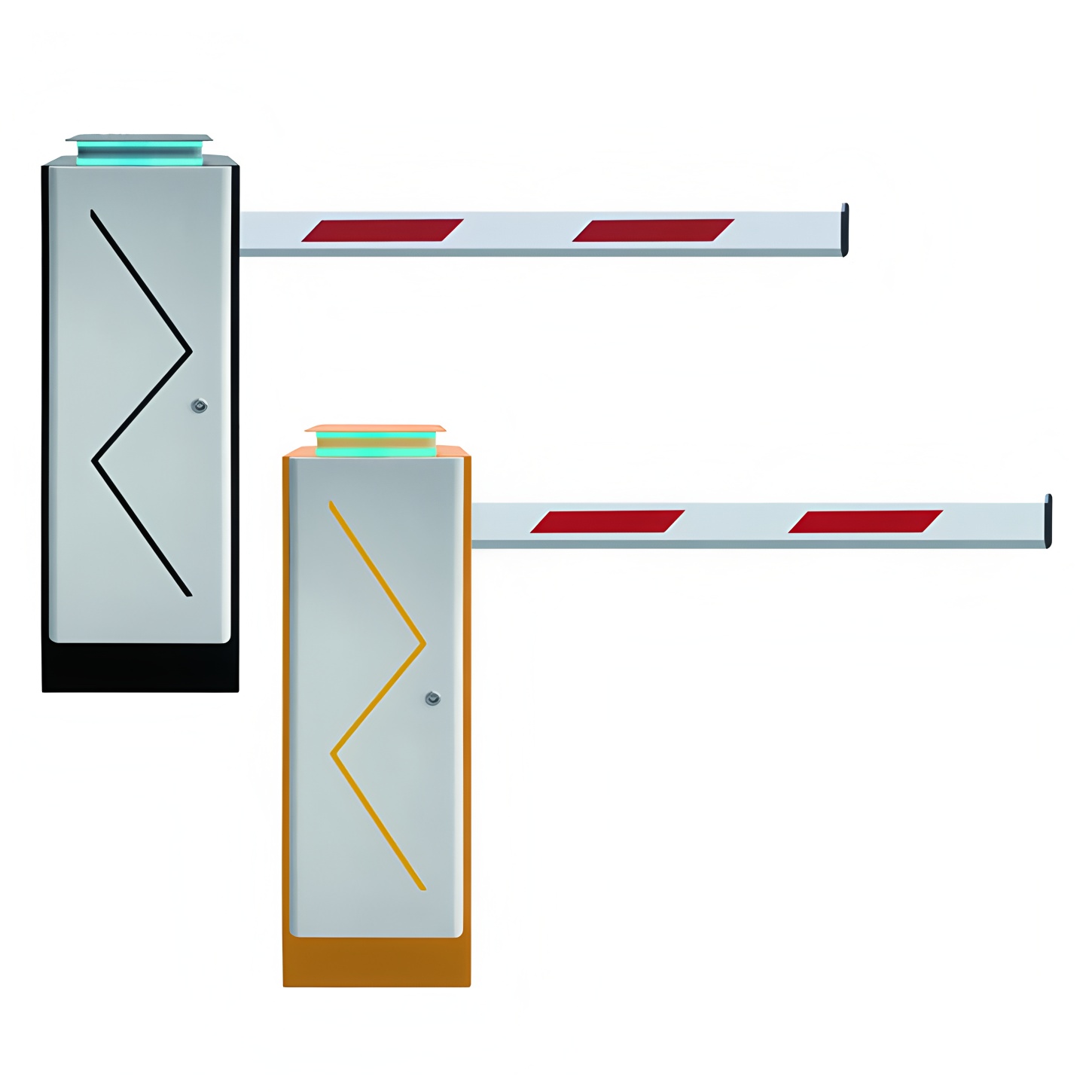 DC 24V Car Park Boom Gate Automatic Boom Barrier 1.2s/time
