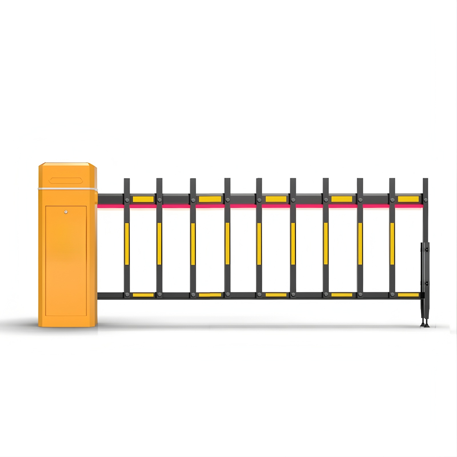 2-6m Arm Straight Automatic Boom Barrier Gate Traffic Barrier Gate For Parking Lot