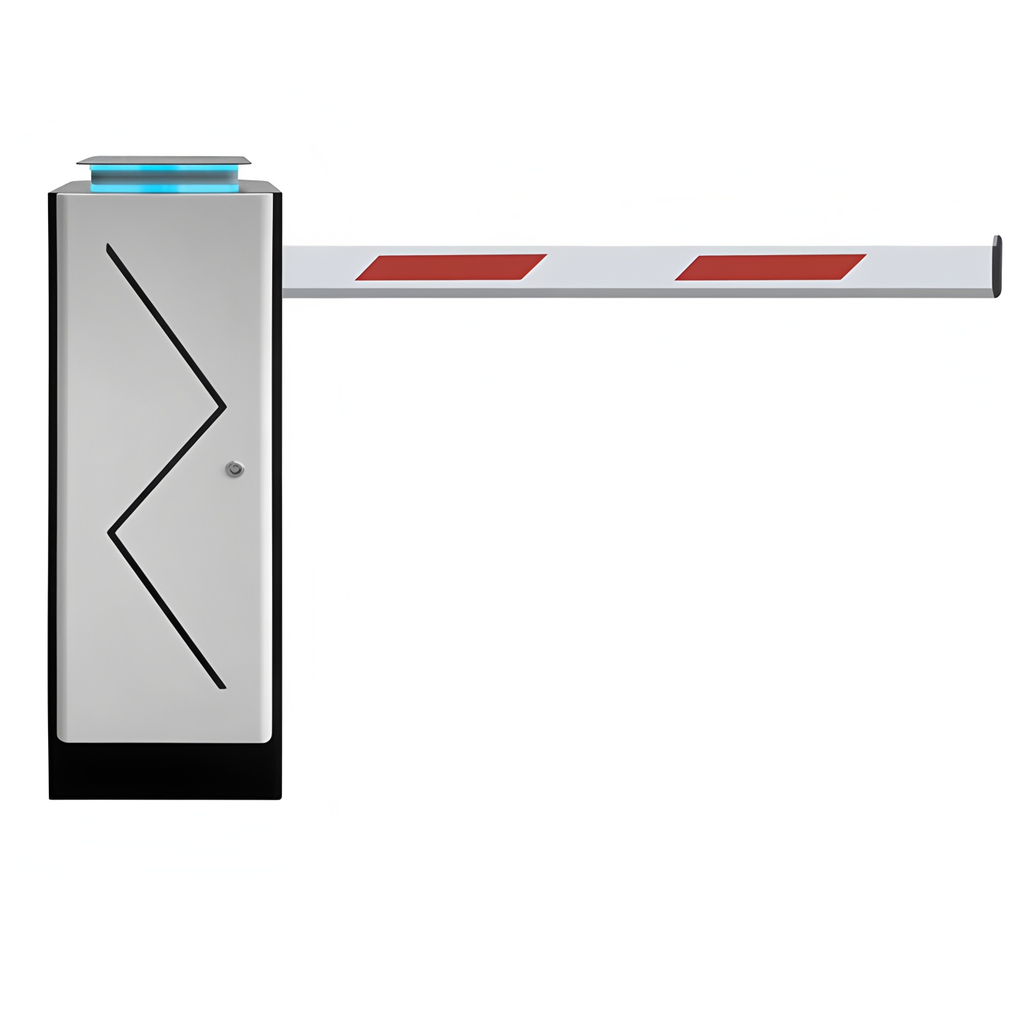 DC 24V Car Park Boom Gate Automatic Boom Barrier 1.2s/time