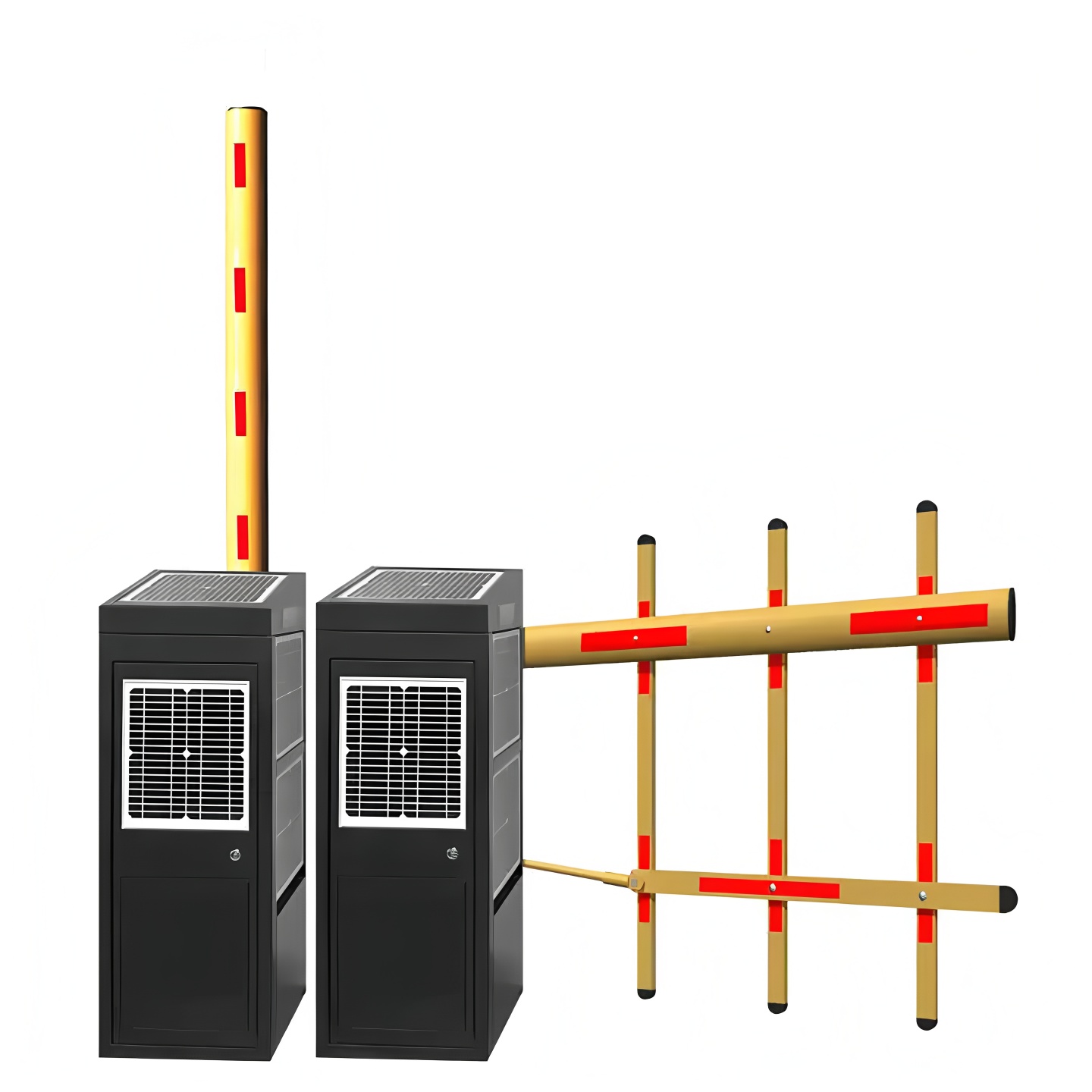 Solar Powered Parking Boom Barrier Gate For New Energy Parking Lot Access Control